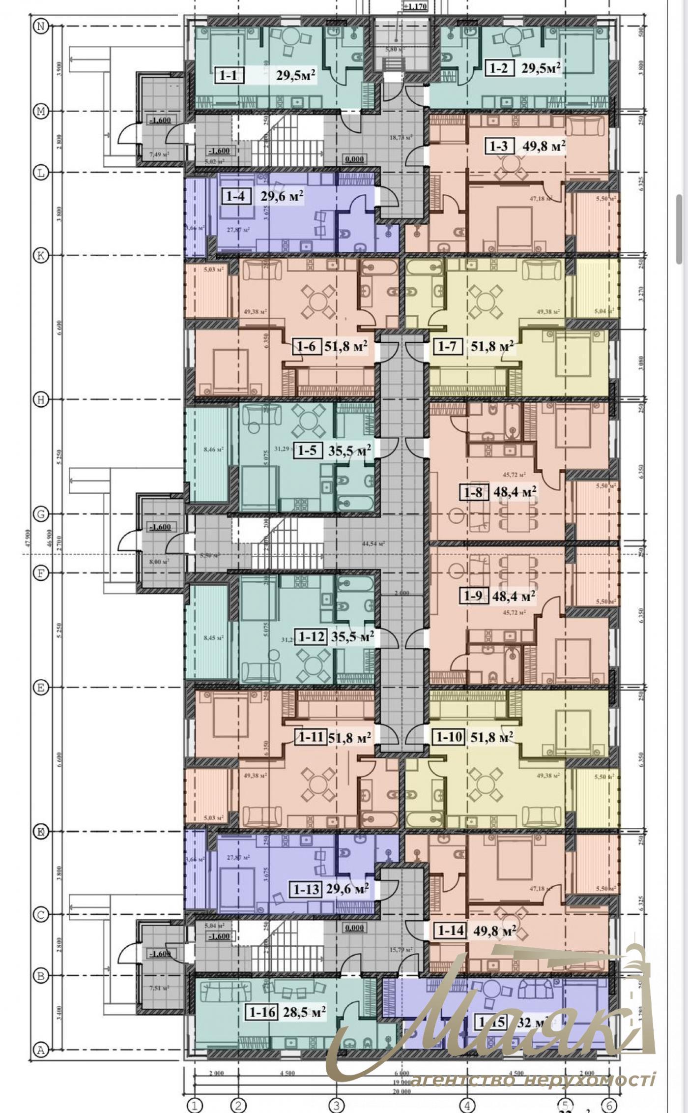Sale of 2-room apartment in the center of the village of Kozin, Koncha-Zaspa district.