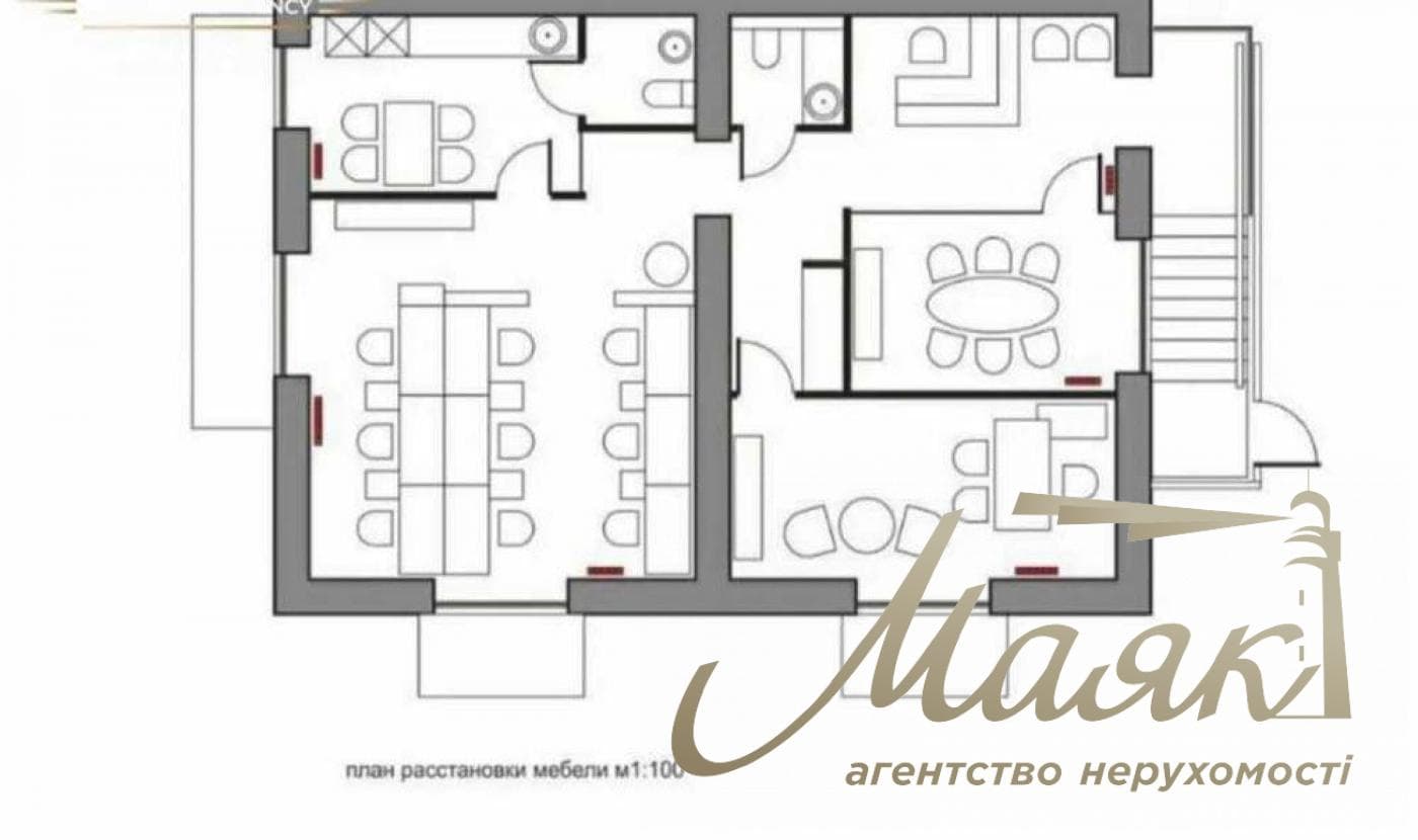 Аренда офиса 100 м.кв. Фортечный тупик, Печерск, Центр
