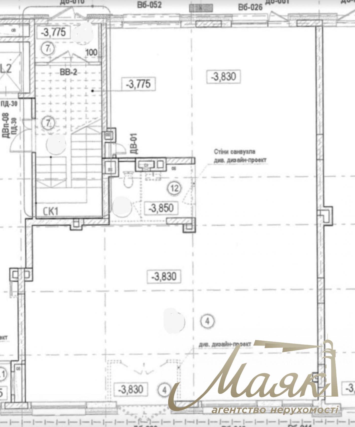 Аренда фасадного помещения 130м2, клубный дом Illinsky House.