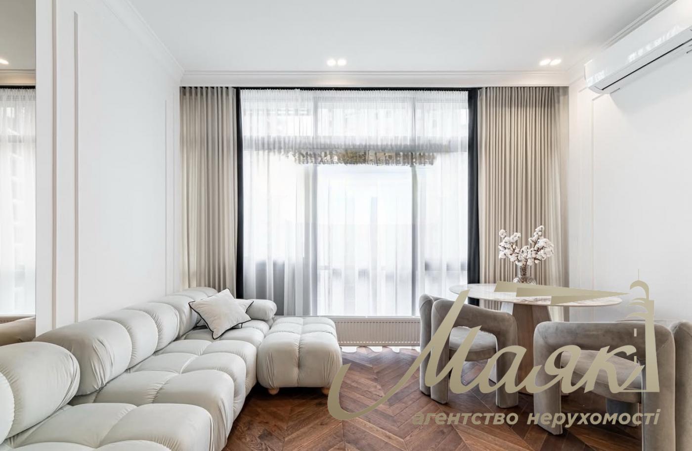 Аренда стильной 1-комнатной квартиры 51м2 в ЖК «Новопечерские Липки», ул. Драгомирова, 19а, Печерский район, Центр.