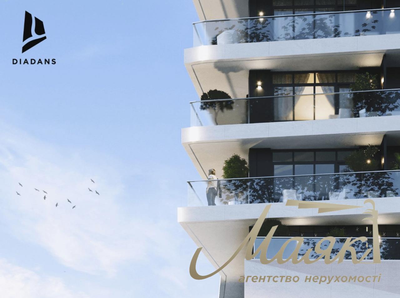 Продажа 2-комнатной квартиры по улице Е. Коновальца 19 ЖК "DIADANS"