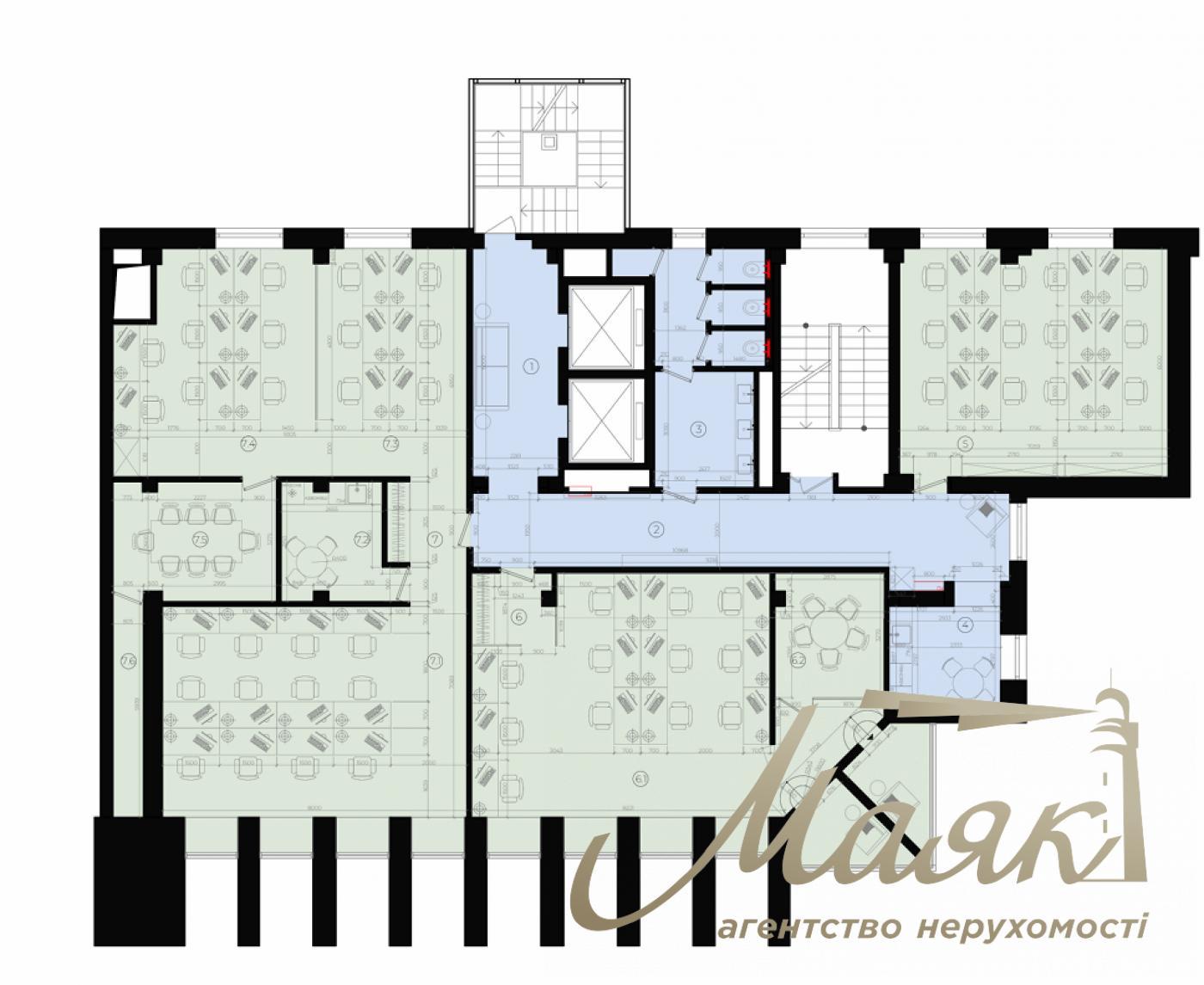 Оренда офісу 322м2 вул. Хрещатик, Центр, Київ