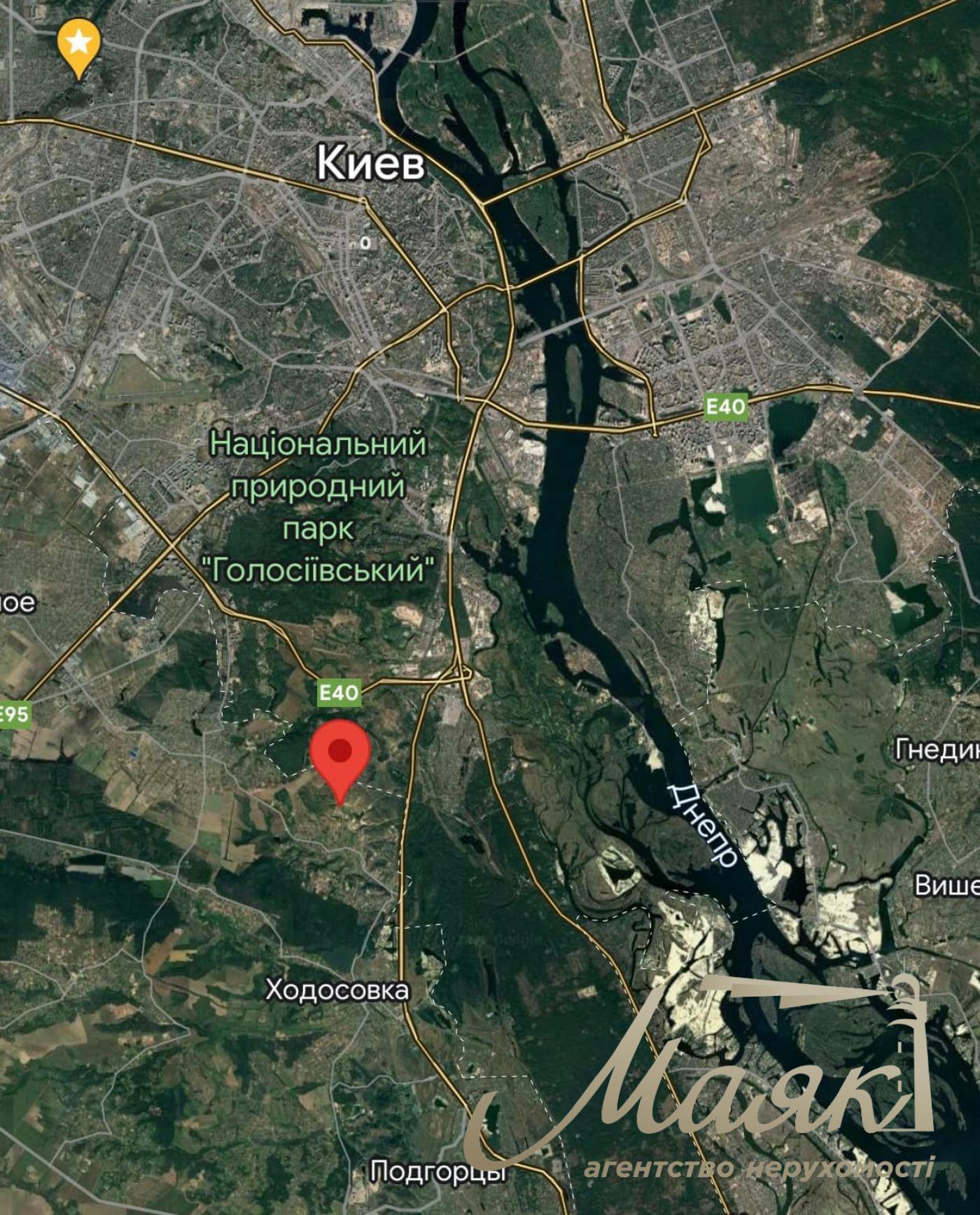 Sale of land for construction. Village Lesniki.