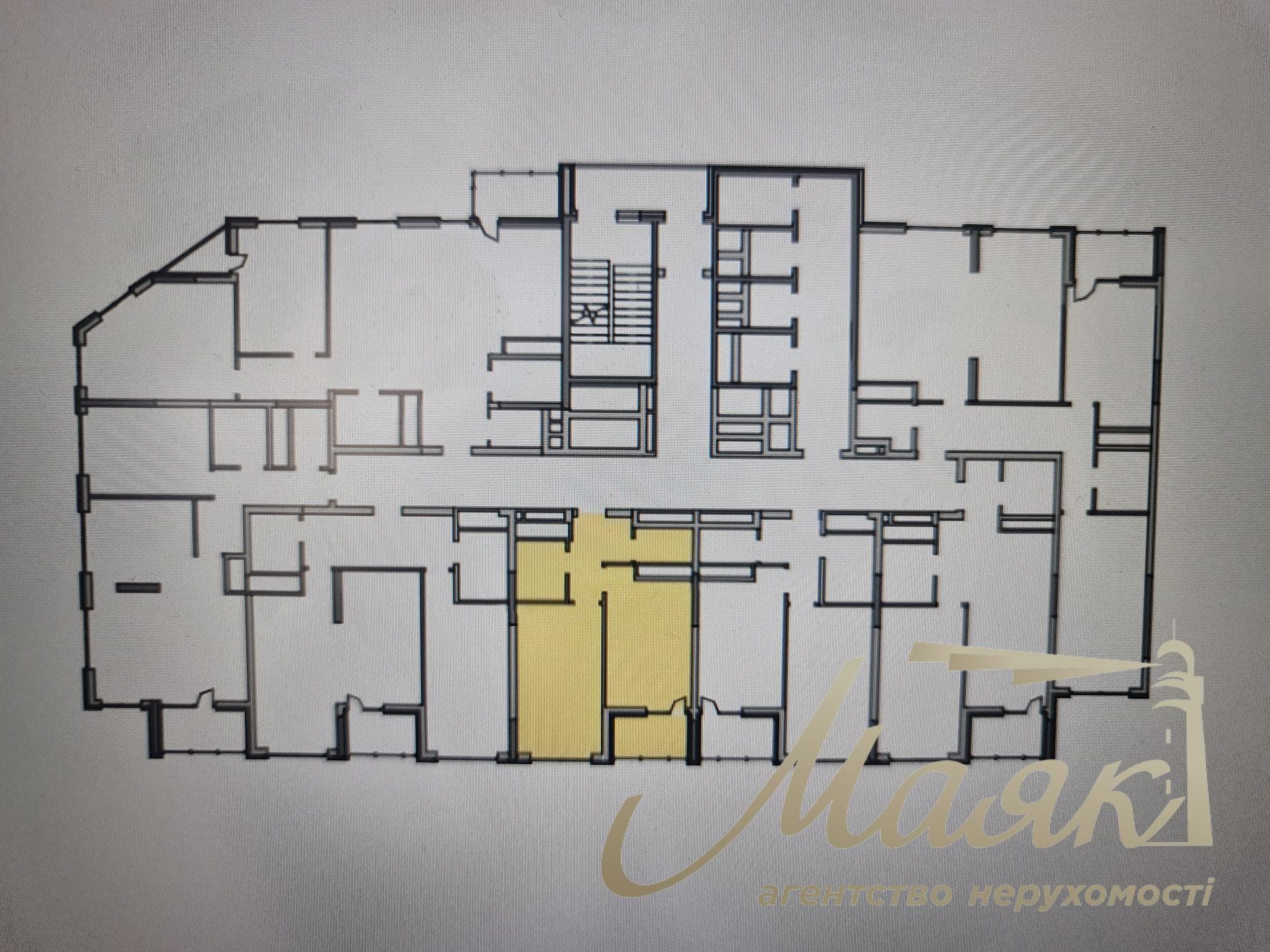Продаж 2-кімнатної квартири, 47 м², ЖК «Нордіка», будинок № 2