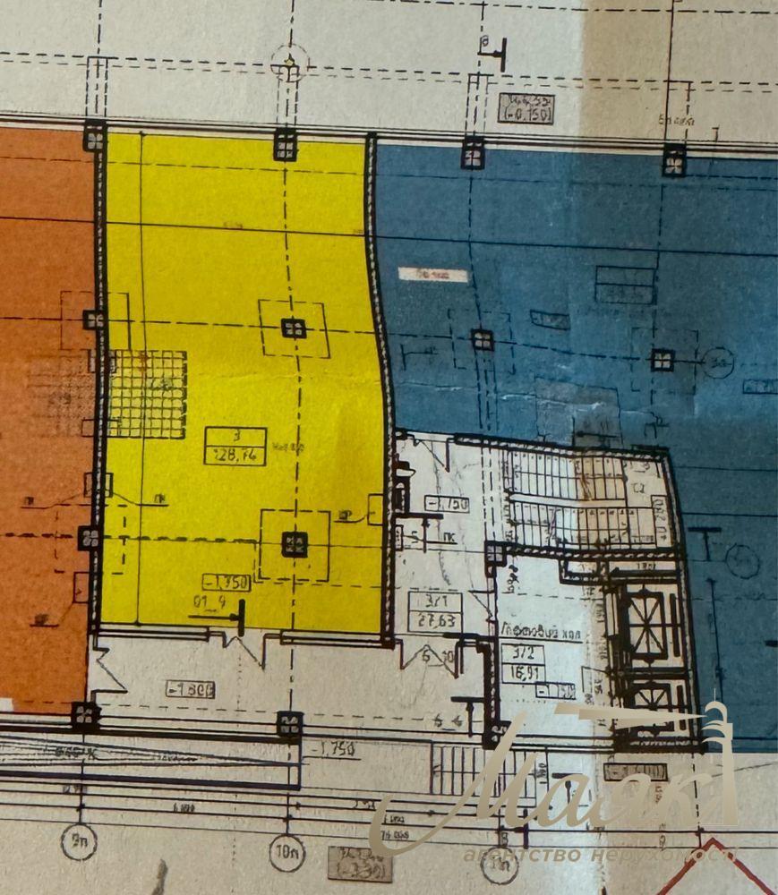 Rent of façade premises 128m2, st. Sholudenko 30, Residential Complex Start.