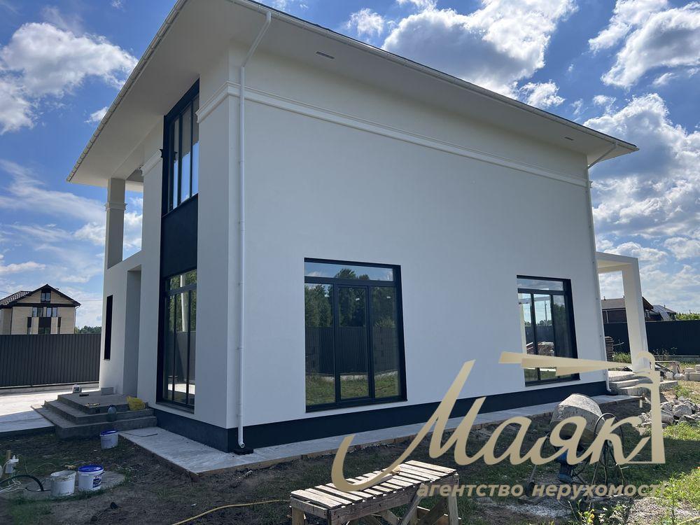 Sale of a new modern house of 170 m² on a plot of 10 hectares near the river. Kozyne.