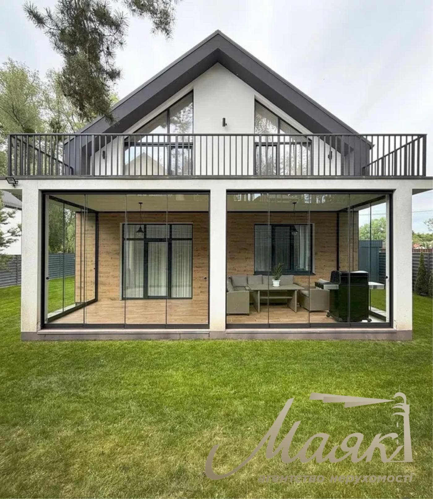 A stylish two-story house is for sale in a cozy wooded area in the village of Khodosivka—the perfect place for those who appreciate peace and quiet, nature, and the comforts of modern life.