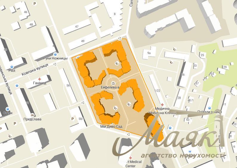 Оренда офісу з меблями 182м2, ЖК Французький Квартал, Печерську