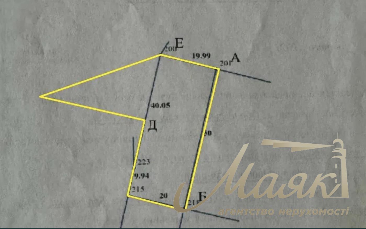 Участок 13сот Киев Бродовская 143-149 Фасад 59метров Огражден подсыпан