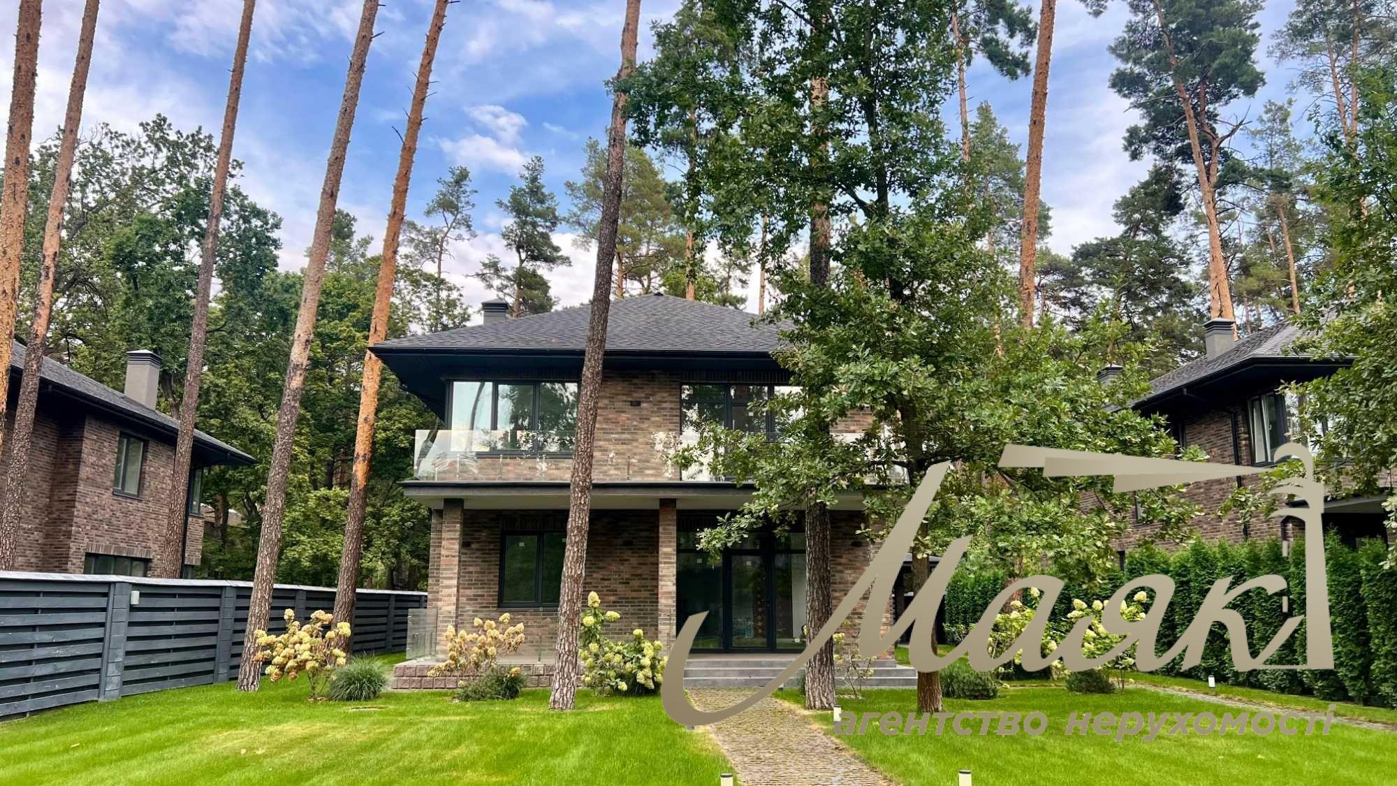 Продажа нового дома в невероятно живописном месте среди сосен, пгт Плюты, Киевская область, Обуховский район.