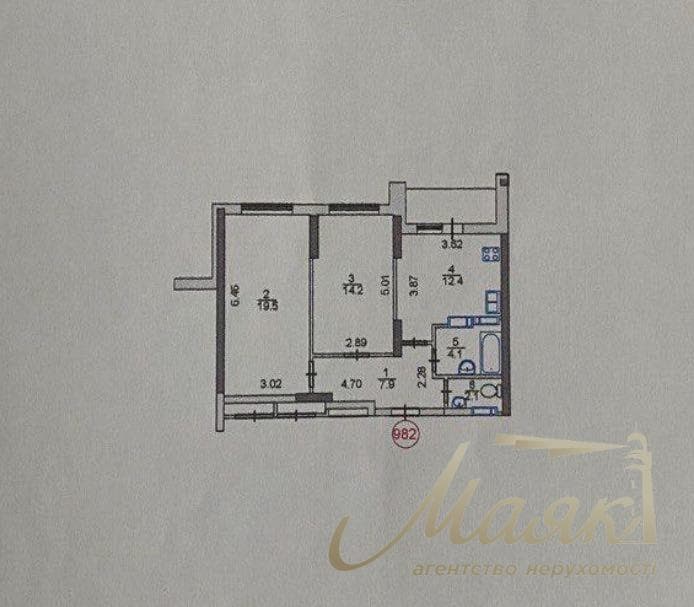 Продаж сучасної квартири площею 68 м², ЖК «Каховська», Лівобережна