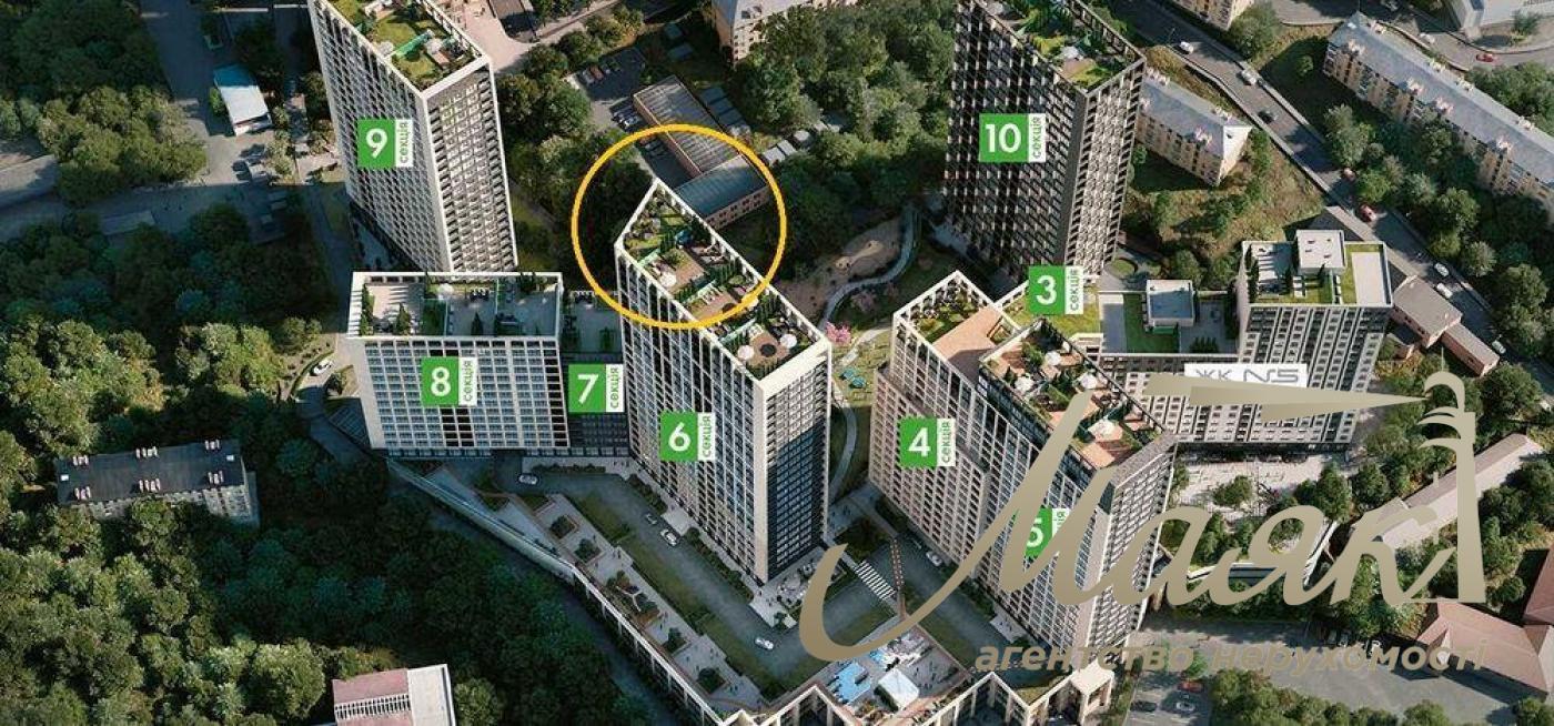 Продажа 1-комнатной квартиры в ЖК Greenville на Печерске, ул. Фортечный тупик, 7В