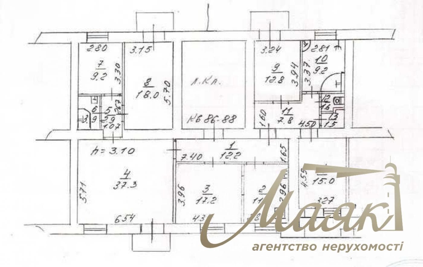 Продаж 5-кімнатної квартири, 163м², вул. Хрещатик, 21, Центр, Київ