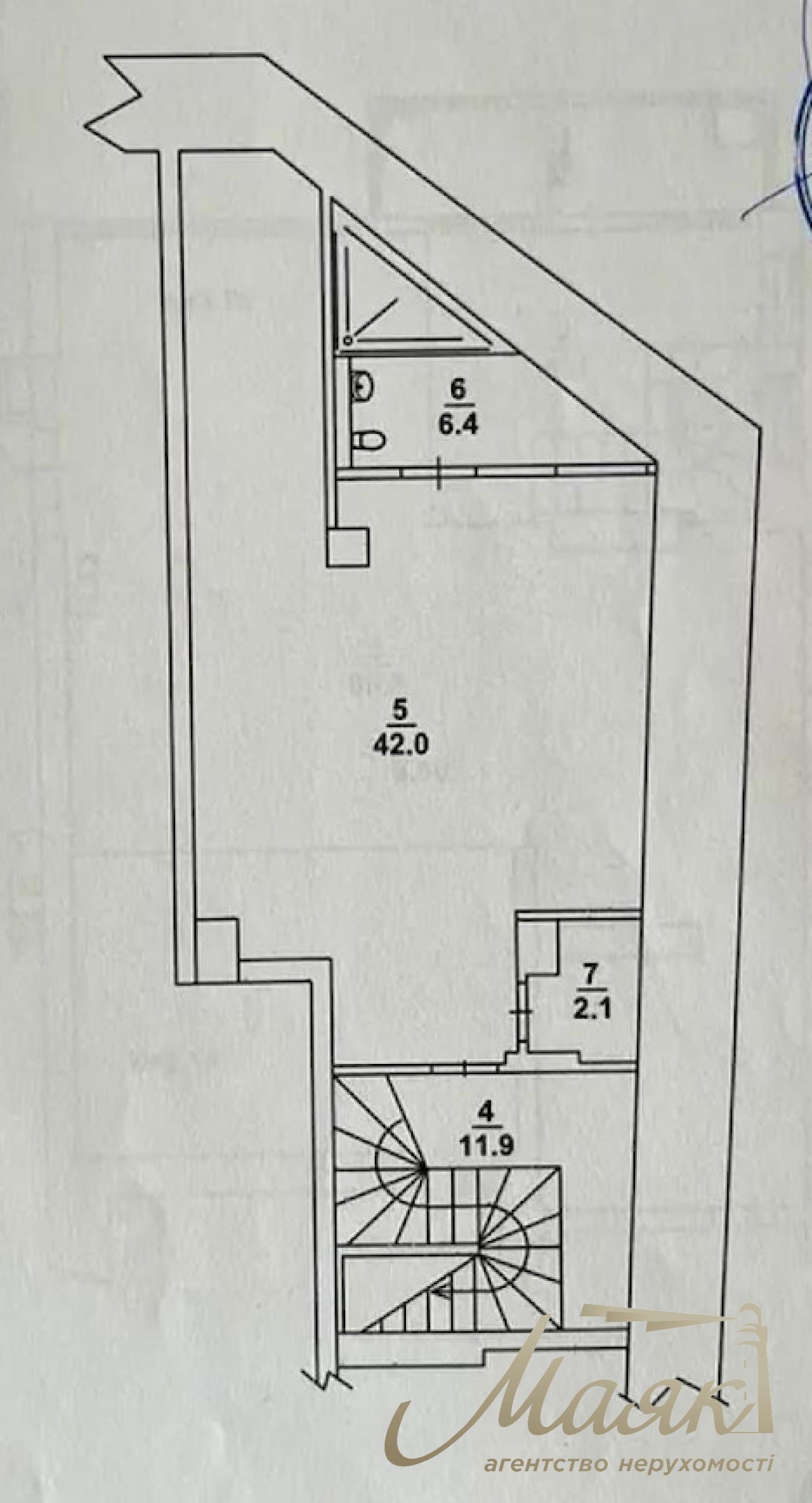Sale of the facade premises of 168 sq.m. in LCD A52 Secheviye Streltsov street (Artema), 44-A.