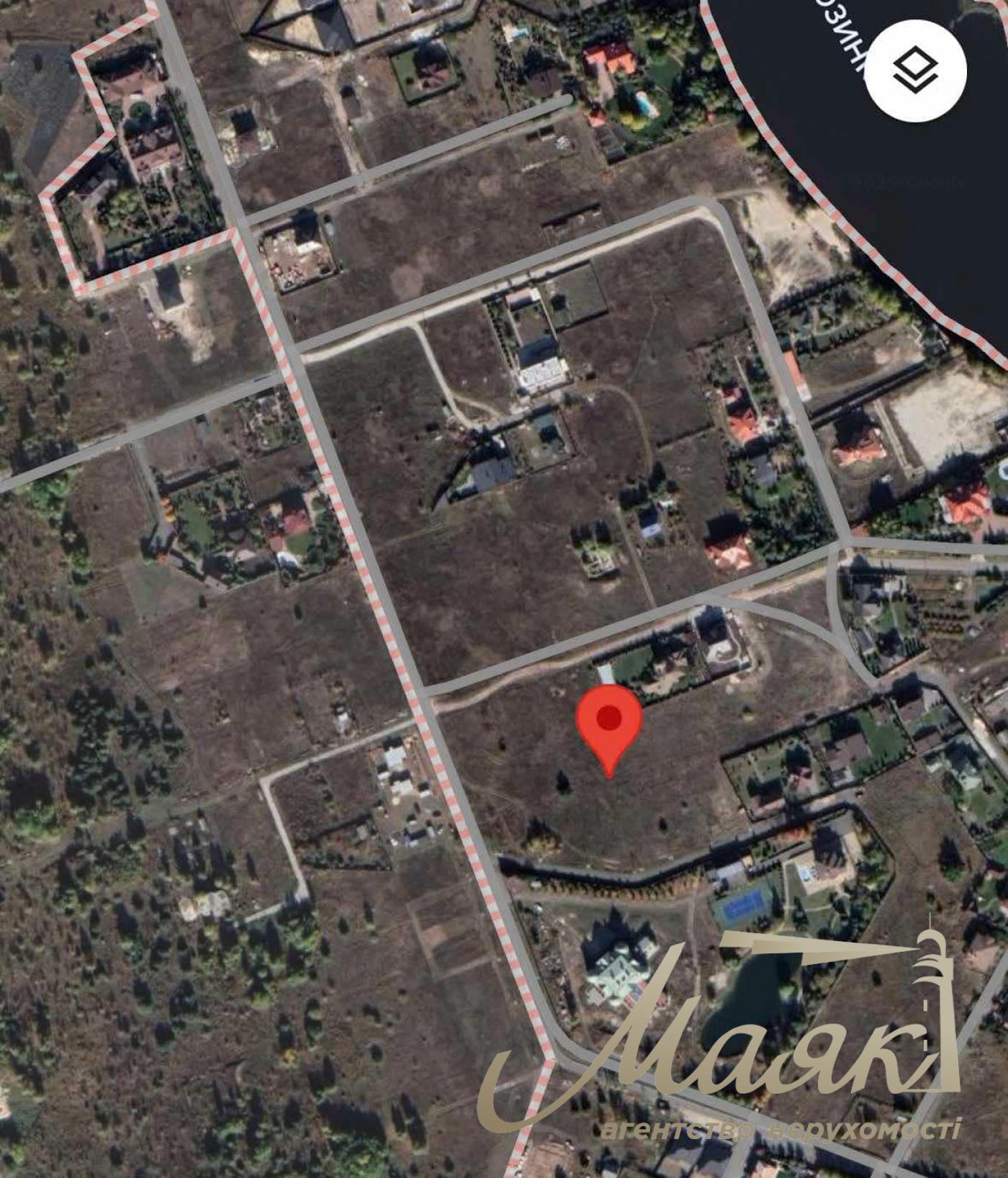 Sale of land for individual construction, Kozin village. Koncha-Zaspa district