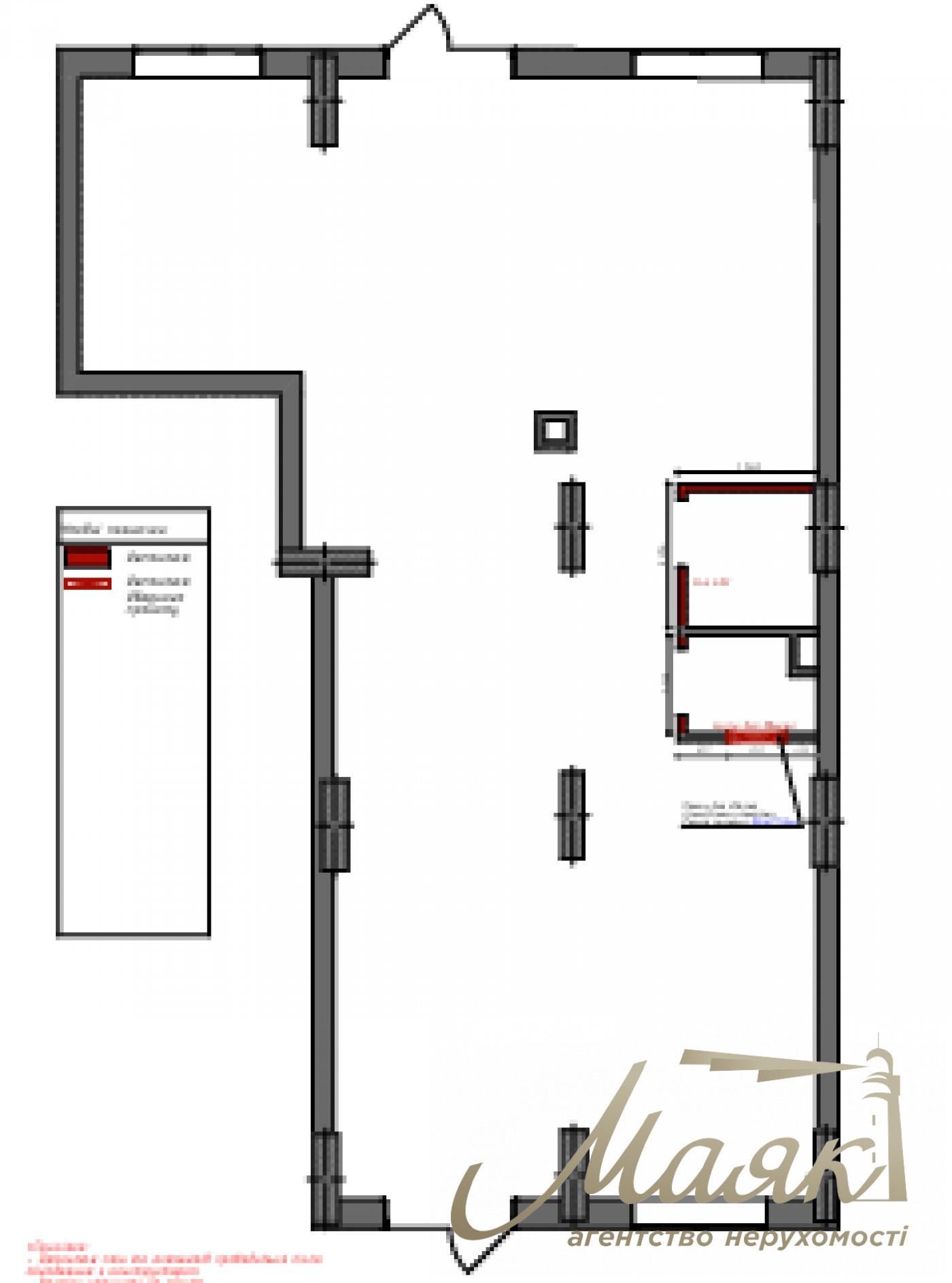 Оренда фасадного приміщення 118м2 в ЖК "Ярославів Град" Золоті Ворота