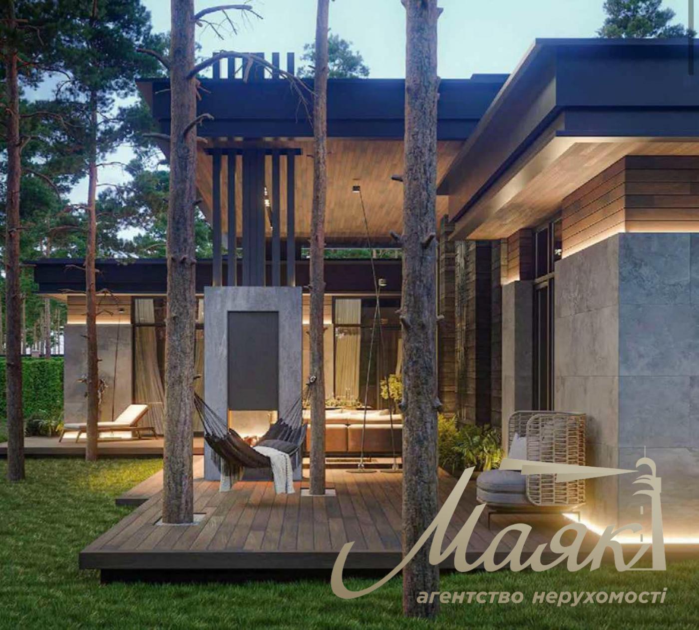 Продаж сучасного будинку в Конча-Заспі, Козин, у сосновому лісі, район котеджного містечка "Сосновий Бір".