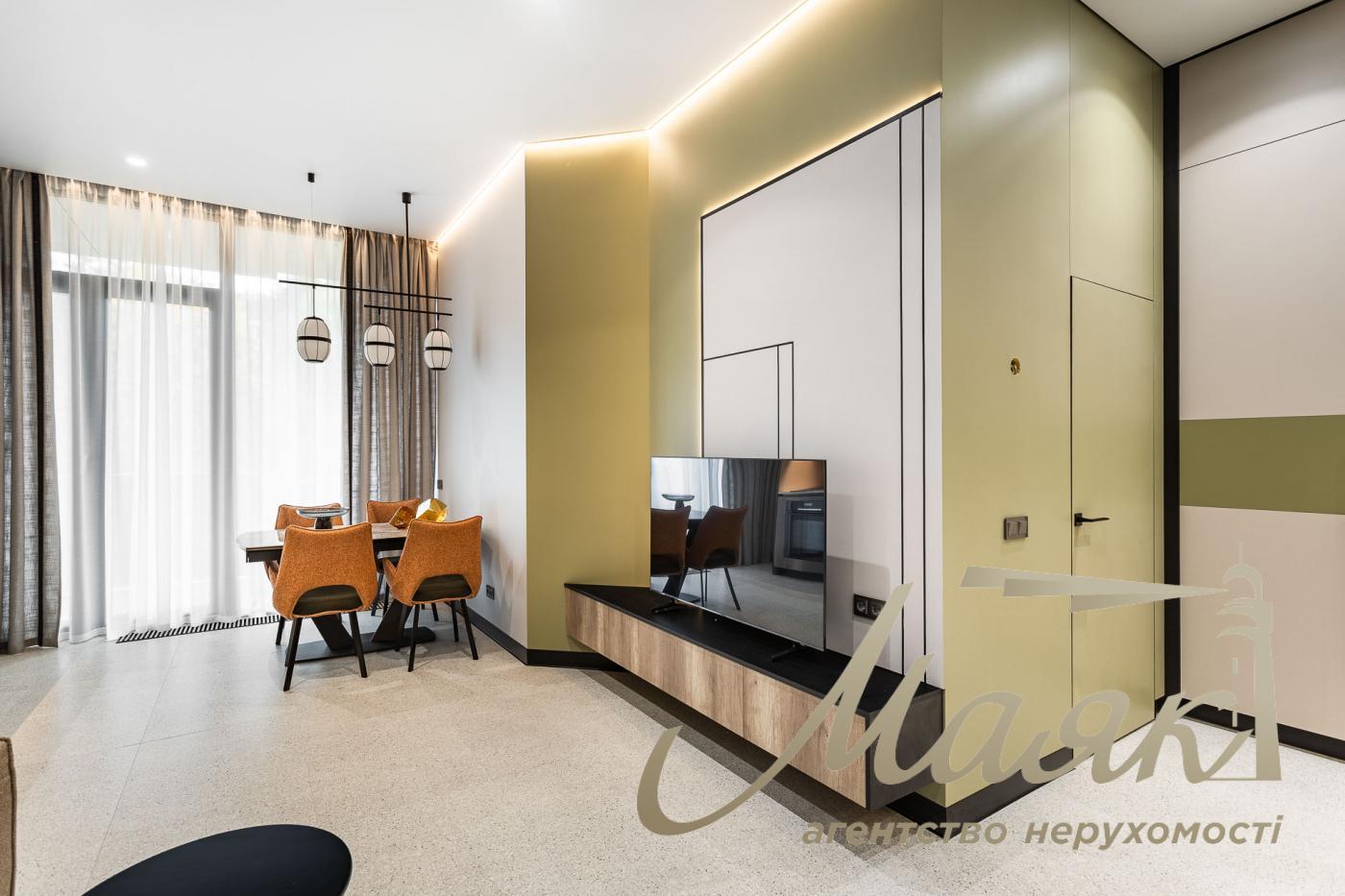 Продажа видовой 1-комнатной квартиры 65 м2 в клубном доме Hidden, ул. Садово-Ботаничная, Печерский р-н