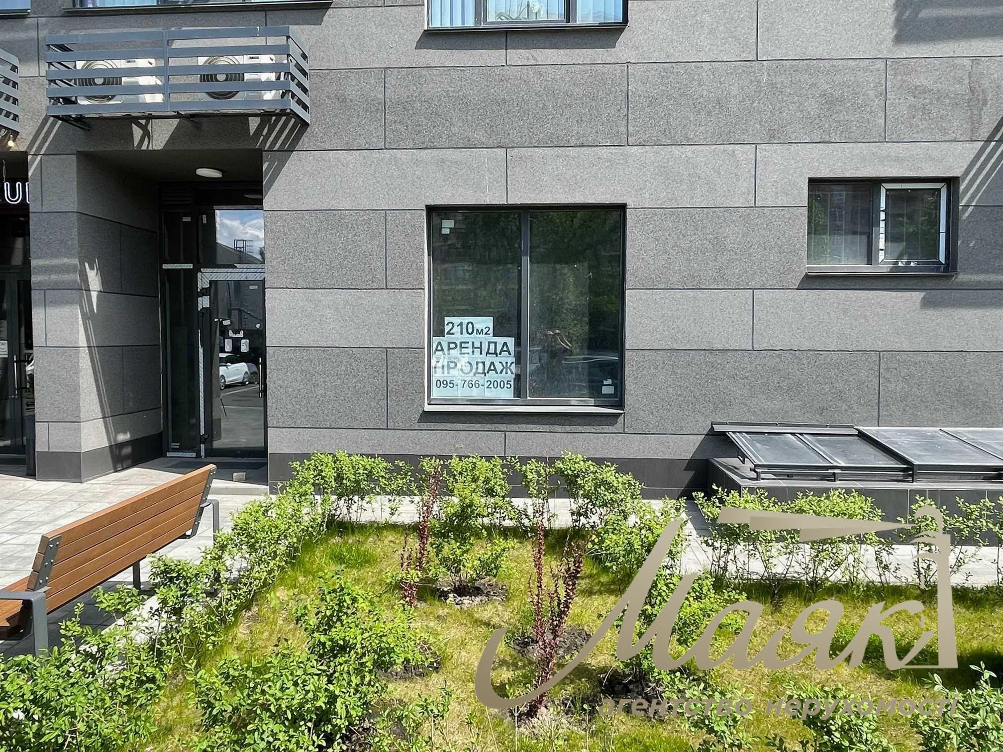 Продаж фасаду 210м2, метро Лівобережна, ЖК Галактика, будь-який вид діяльності