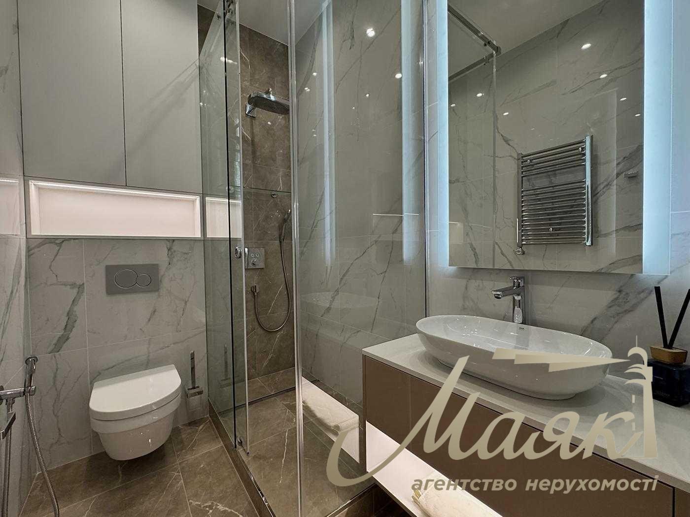 Аренда дизайнерской 3х-комнатной квартиры 85м2 в ЖК Новопечерские Липки, ул. Михаила Драгомирова, 15Б, Печерский район.