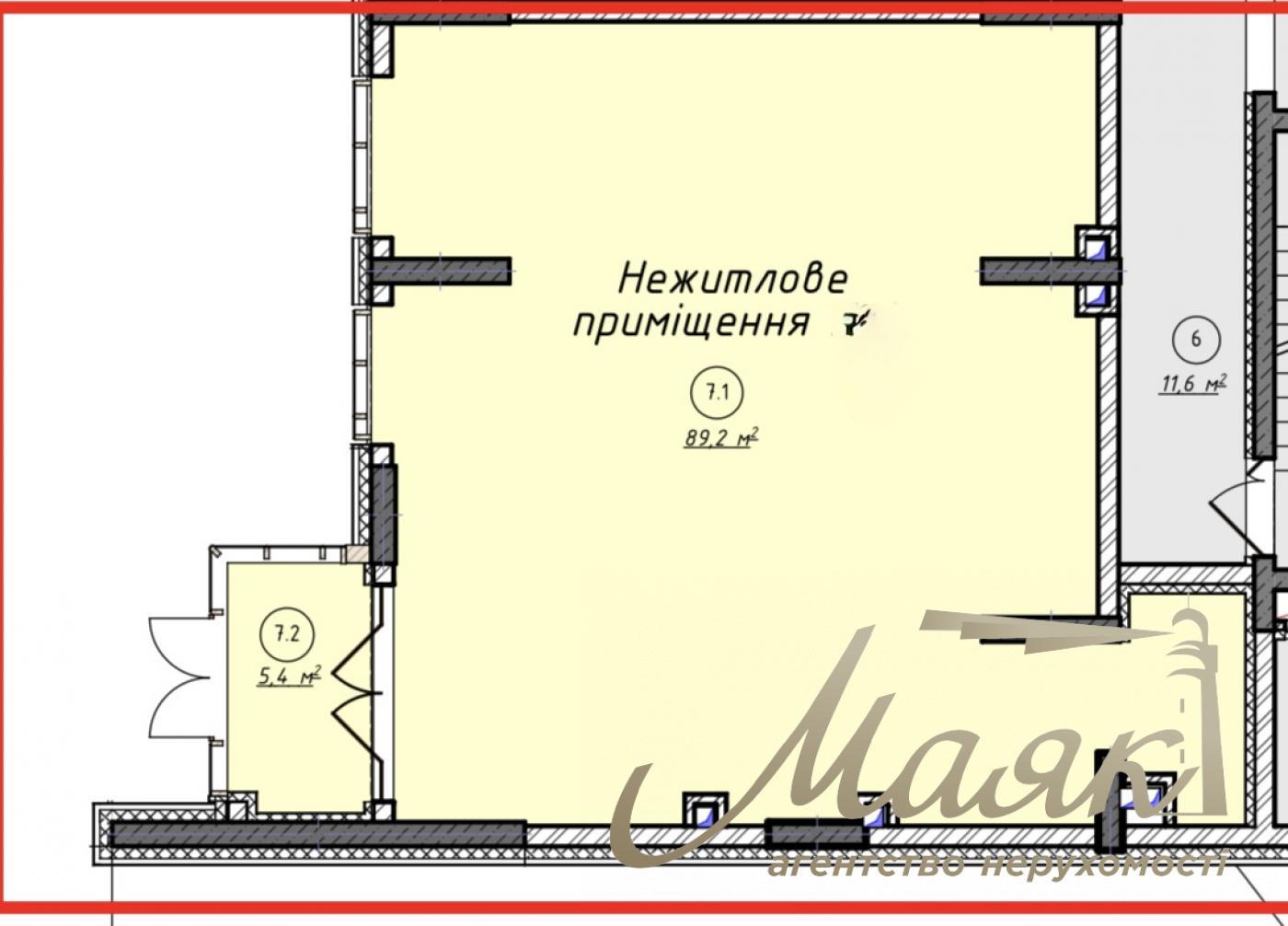 Продаж комерційного приміщення 100 кв.м без ремонту в ЖК Edelweiss House Звіринецька, Печерськ, Київ