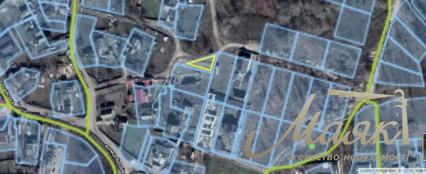 Участок 13сот Киев Бродовская 143-149 Фасад 59метров Огражден подсыпан