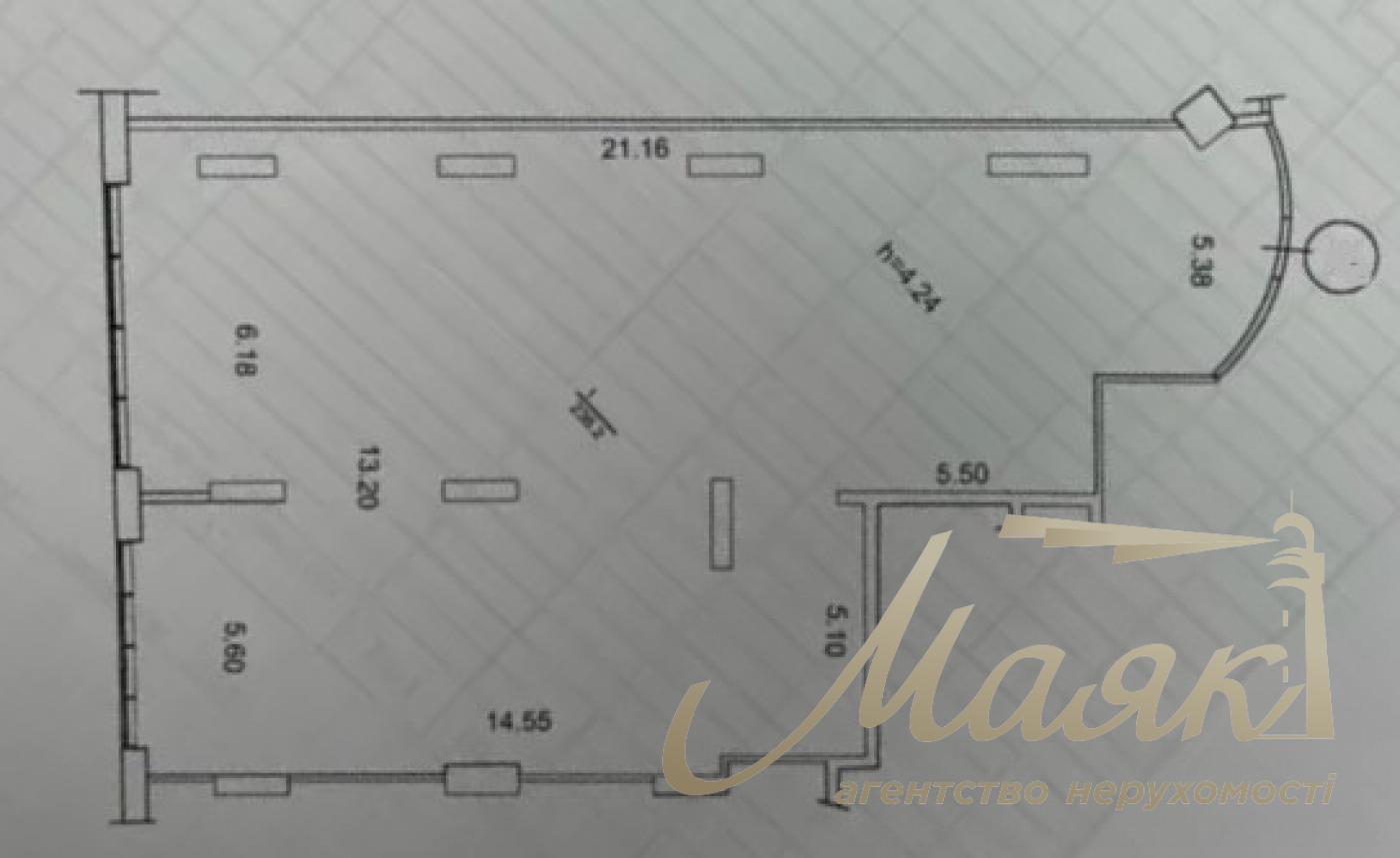 Продаж приміщення 236 м² в ЖК PODIL PLAZA & RESIDENCE, Глибочицька, Поділ, Київ