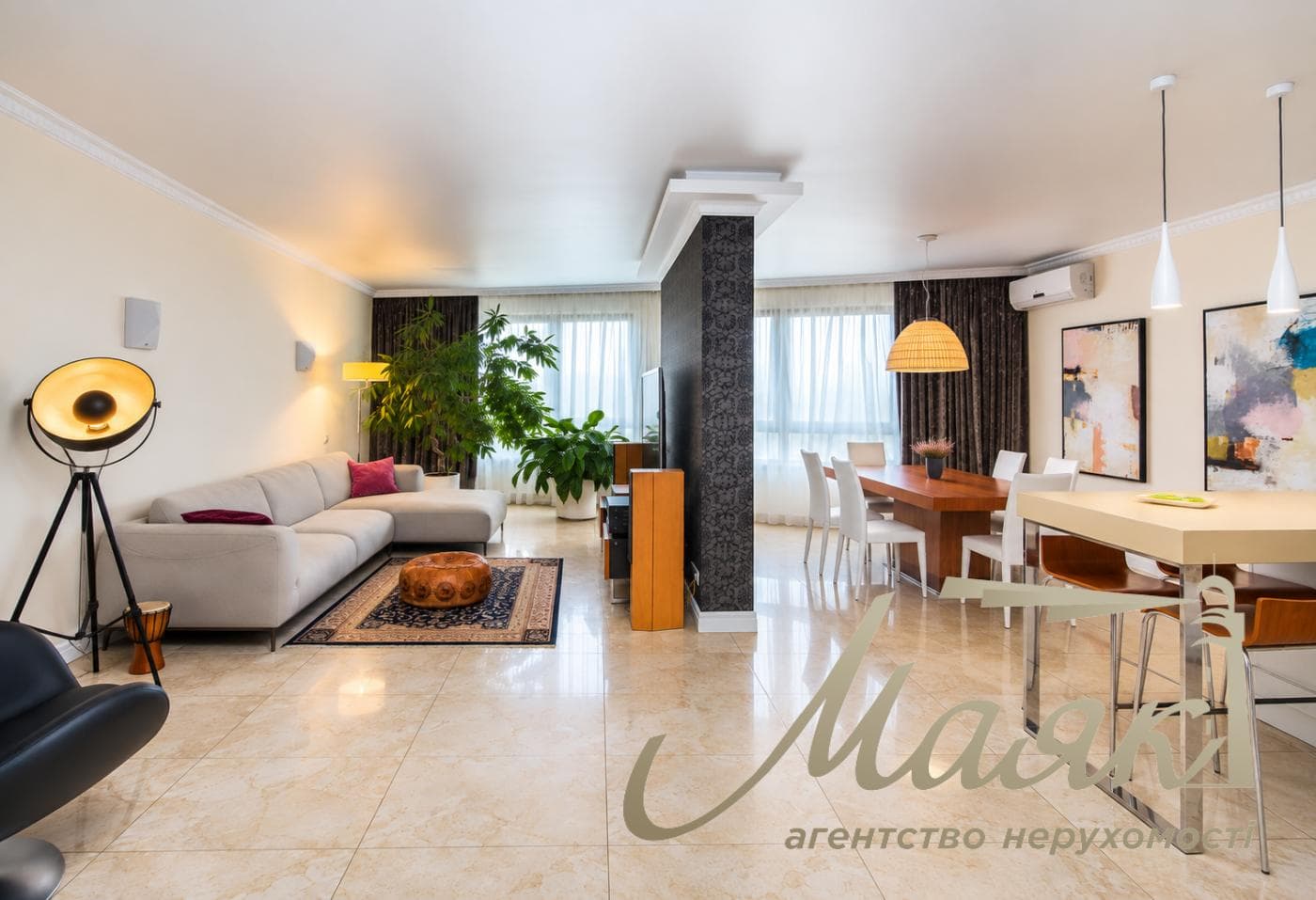 3-Bedroom Apartment for Rent in the Park Avenue Residential Complex, 60 Holosiivskyi Ave.
