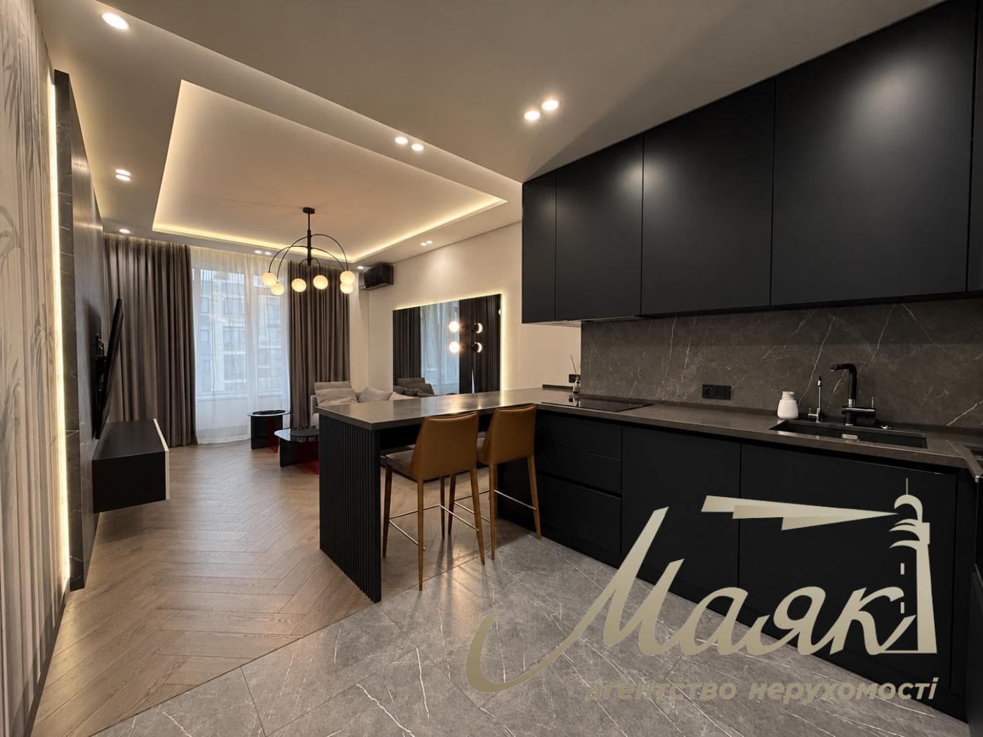 Продаж 1-кімнатної квартири площею 58 м² з дизайнерським ремонтом у ЖК «Бульвар Фонтанів», Печерськ, Київ