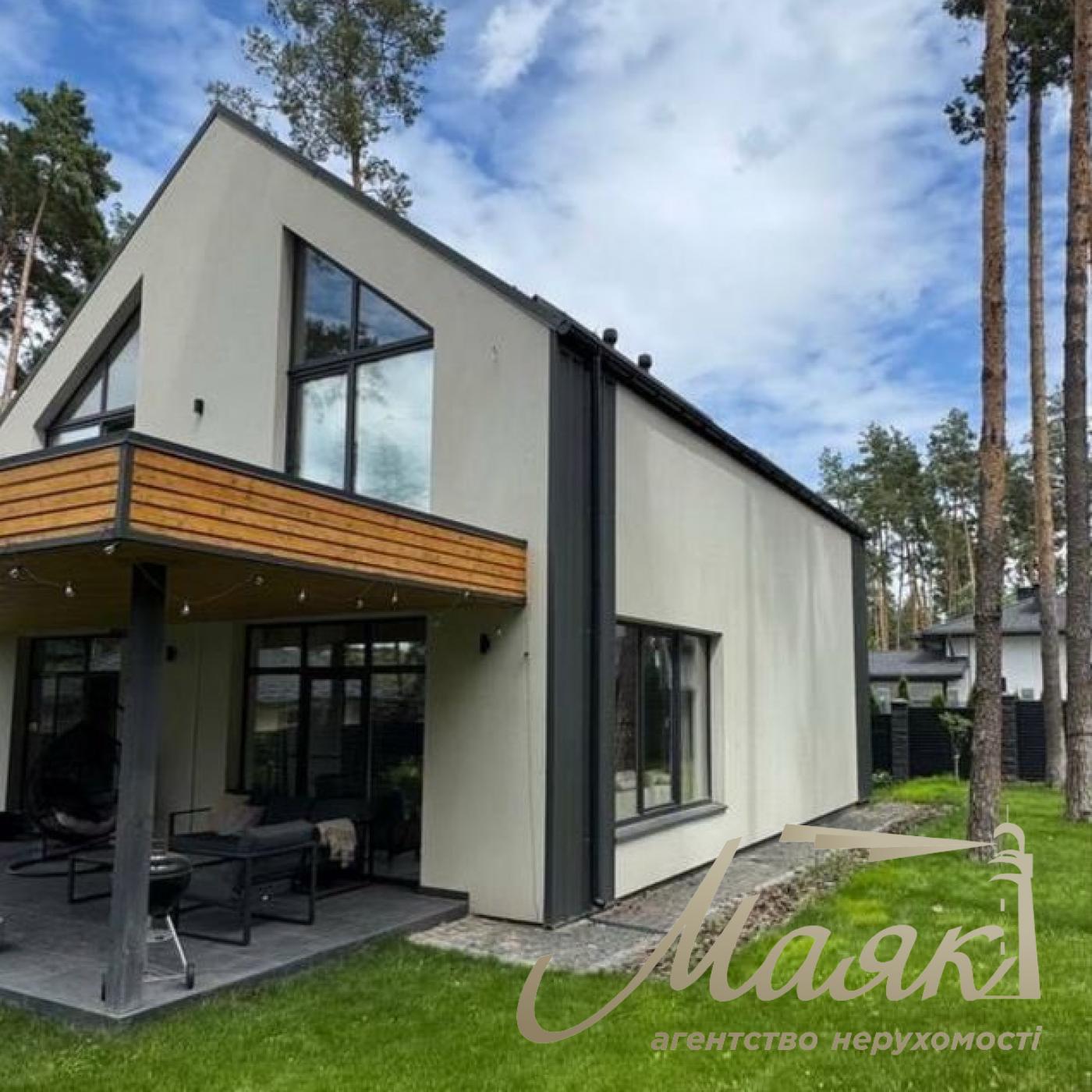 Оренда нового сучасного будинку 230 м² Котеджне містечко "Нова Ходосівка", Київська область, у лісі.