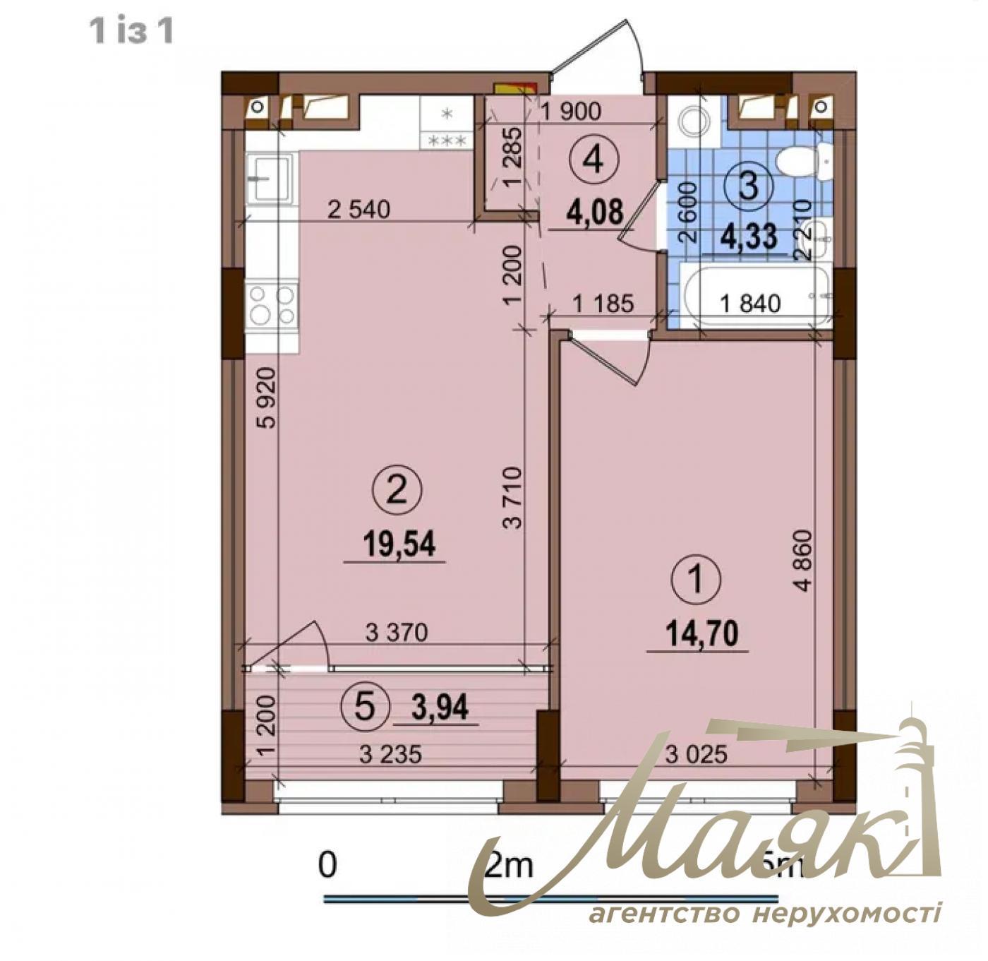 Продажа 1-комнатной квартиры ЖК Варшавский-2, Виноградарь