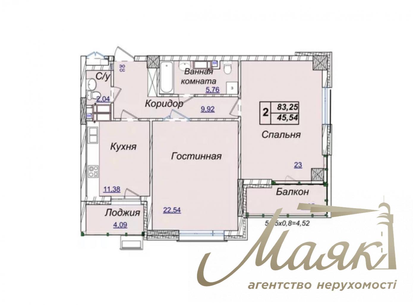 Продаж квартири 83м2 у ЖК "Новопечерські Липки", Печерськ, Київ