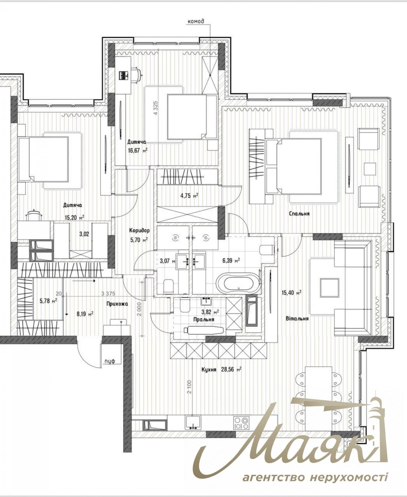 Продажа 3к квартиры 150м2 в ЖК Новопечерские липки, Драгомирова 17, Печерск, Киев