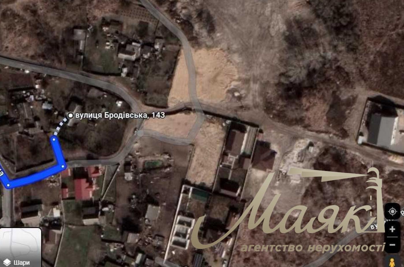 Участок 13сот Киев Бродовская 143-149 Фасад 59метров Огражден подсыпан