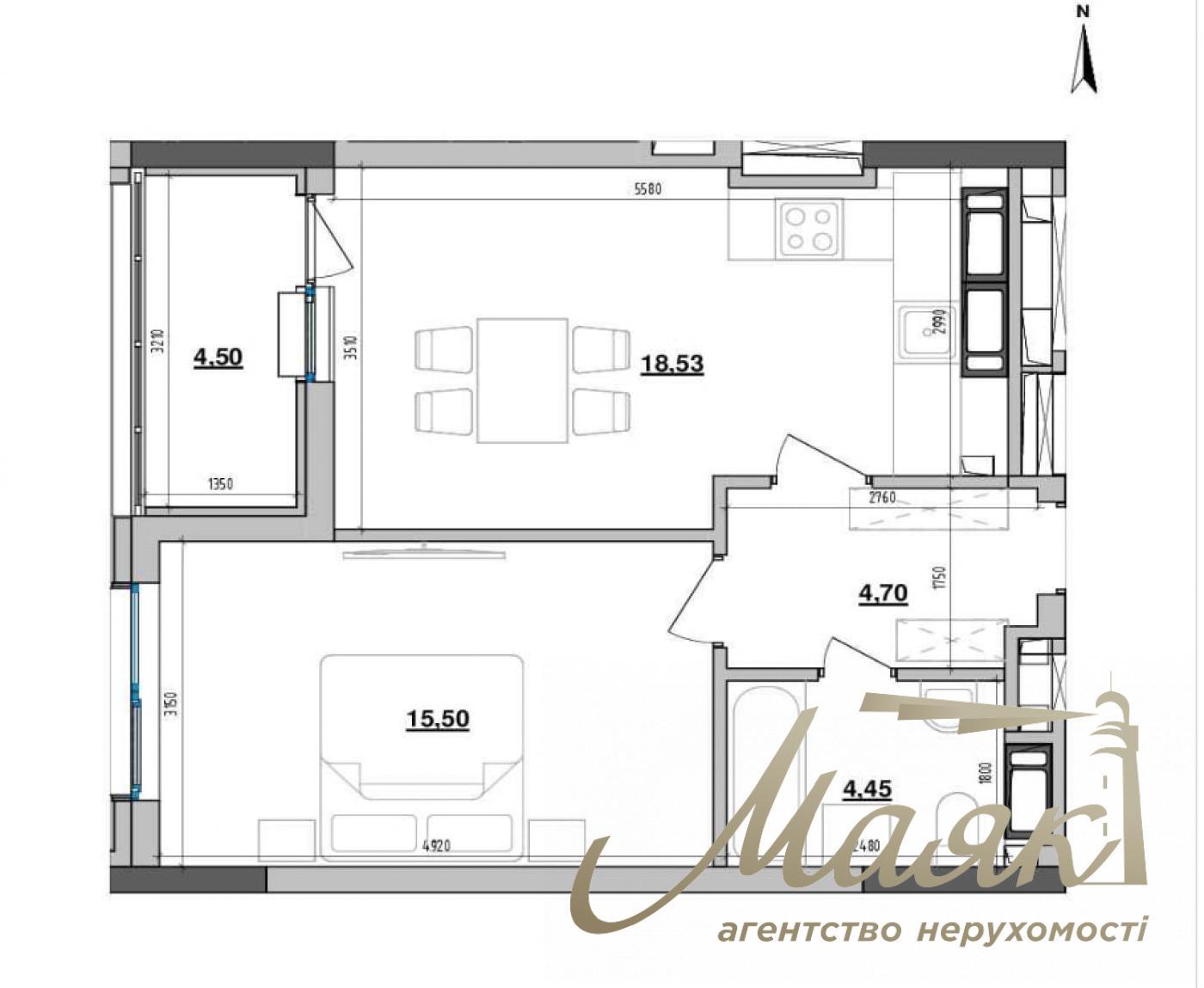 Продажа 1-к квартиры в ЖК Maxima Residence, Печерск