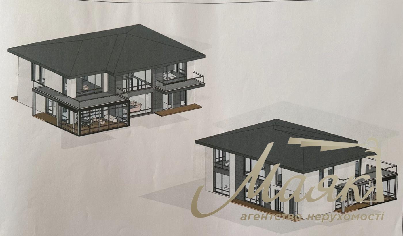 Продажа дома в КГ «Ясный Хутор» — 467 м² с. Ходосовка, терраса, балконы, панорамный вид