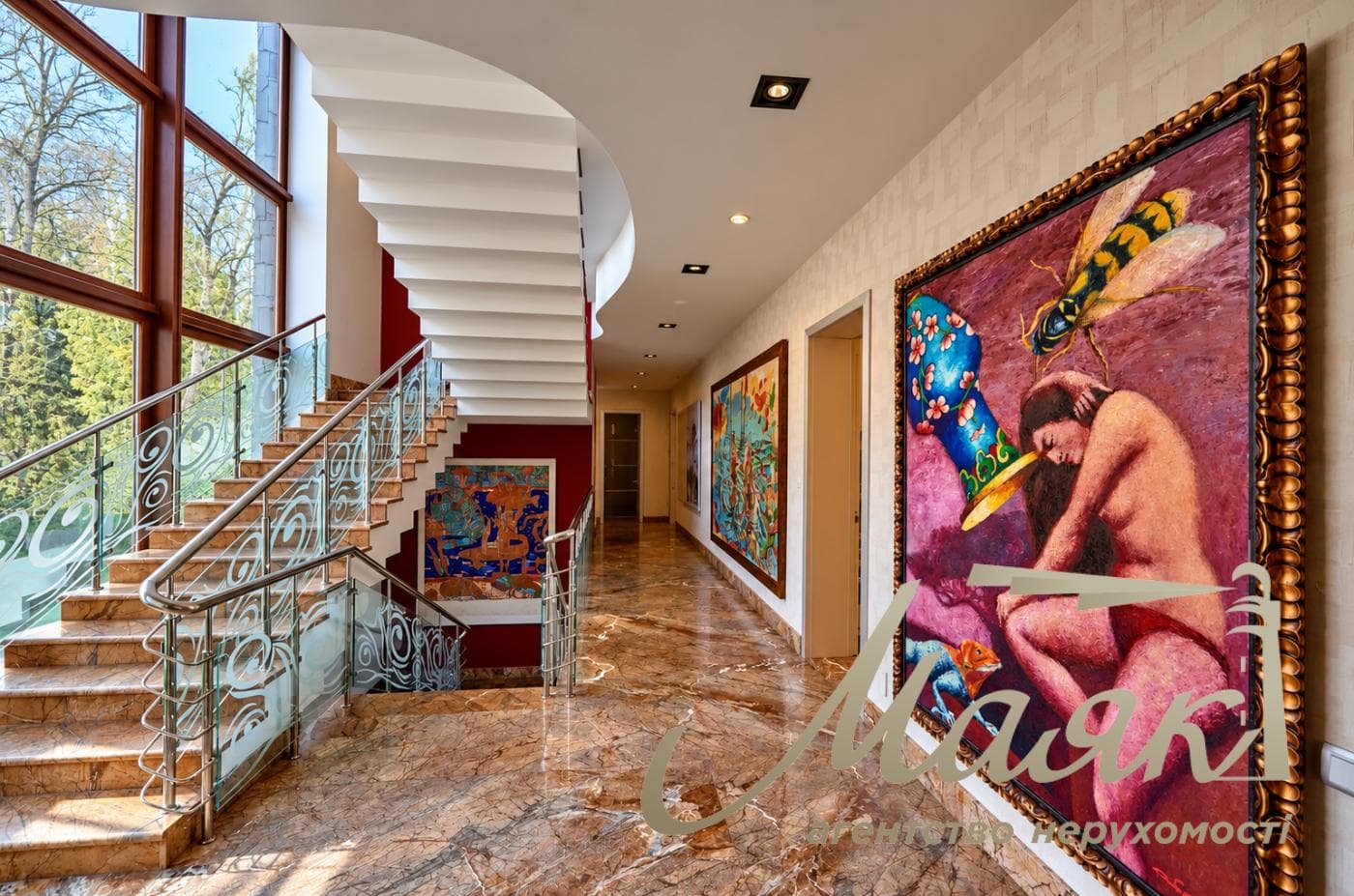 Luxury House for Rent (1,252 m²) in Staryi Bezradychi | 6.49 hectares | Spa | Pool | Gated Community | Solnechnaya St., Kyiv Oblast, Obukhiv District