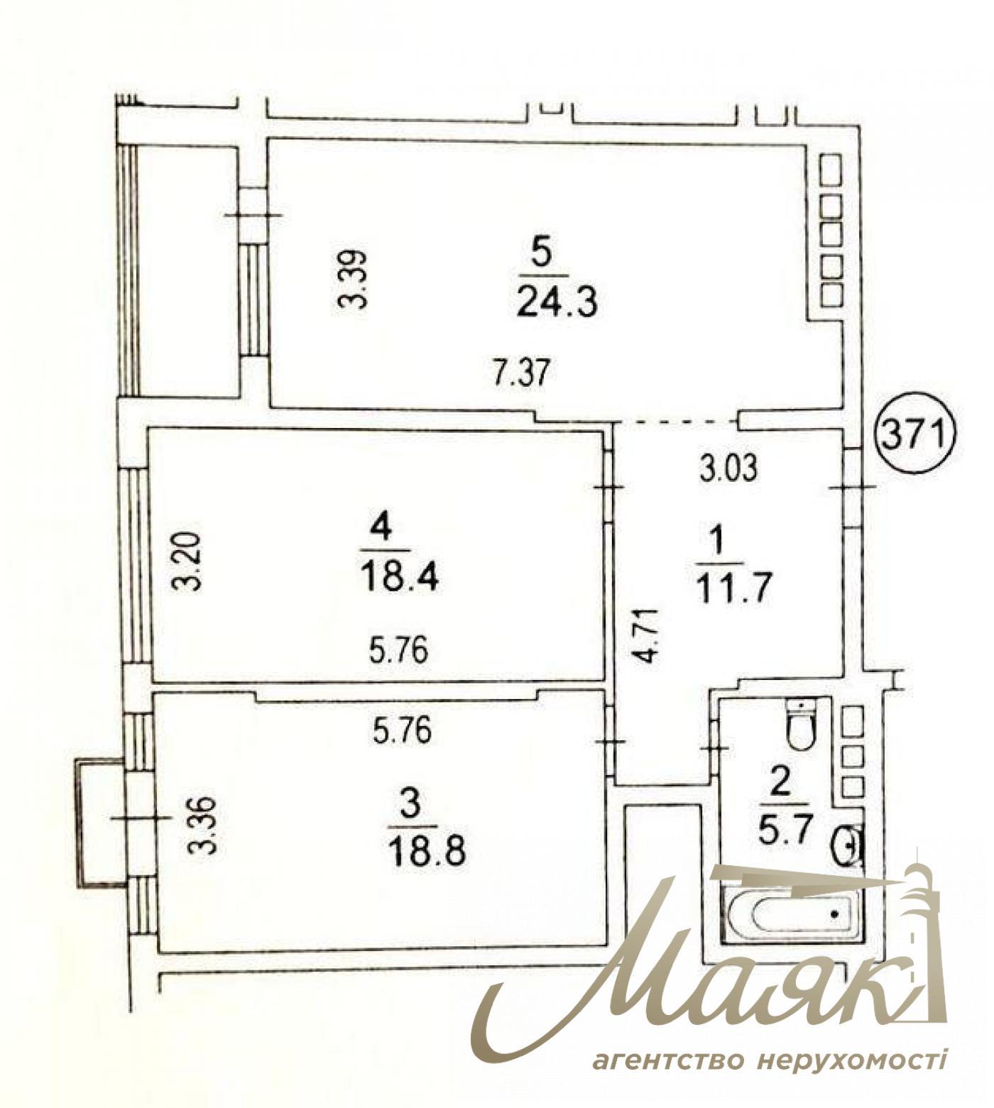 Продається 2-х кімнатна квартира з якісним ремонтом у ЖК Victory V.