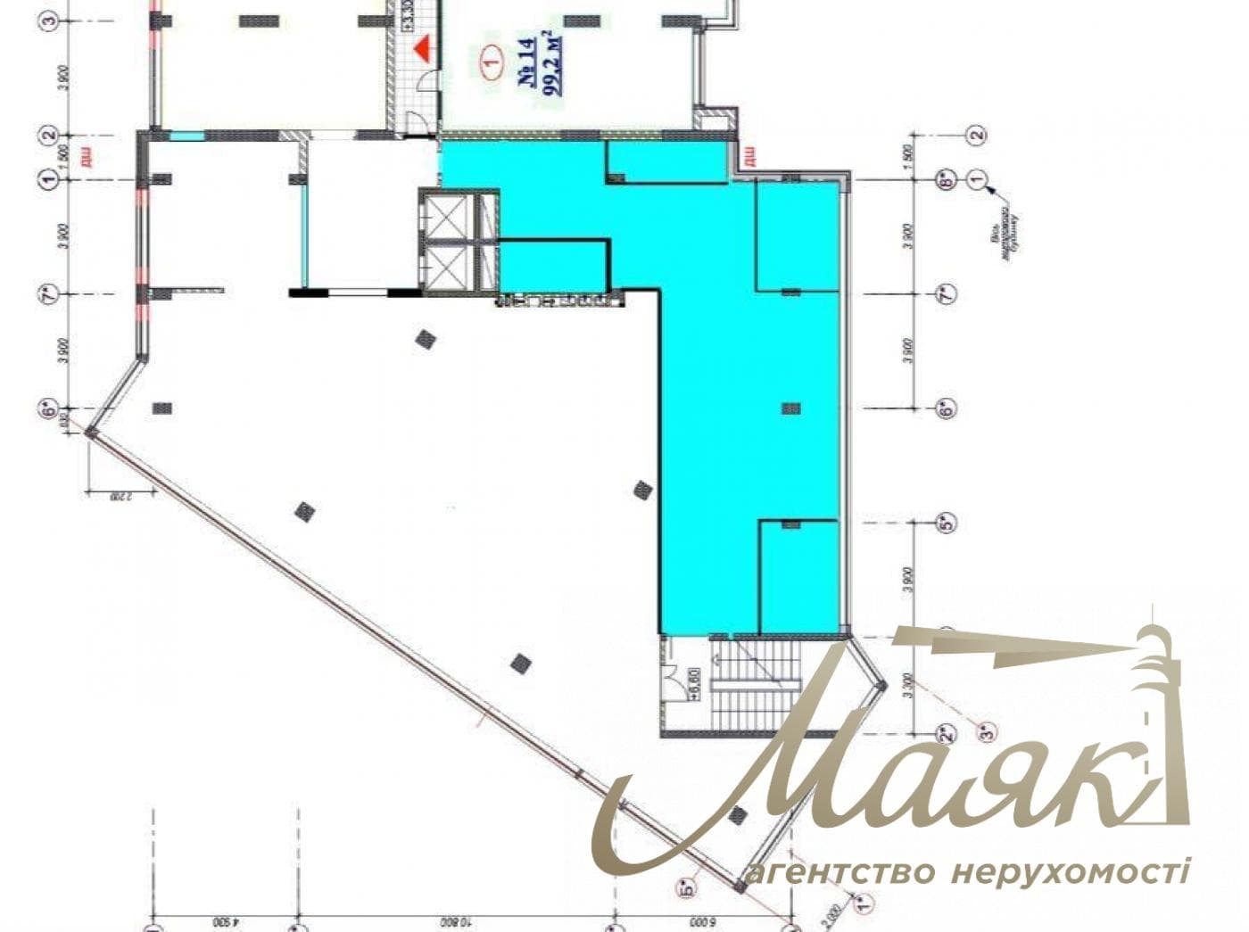 Оренда офісного приміщення площею 145 м², просп. Валерія Лобановського, 6А, Солом’янський район