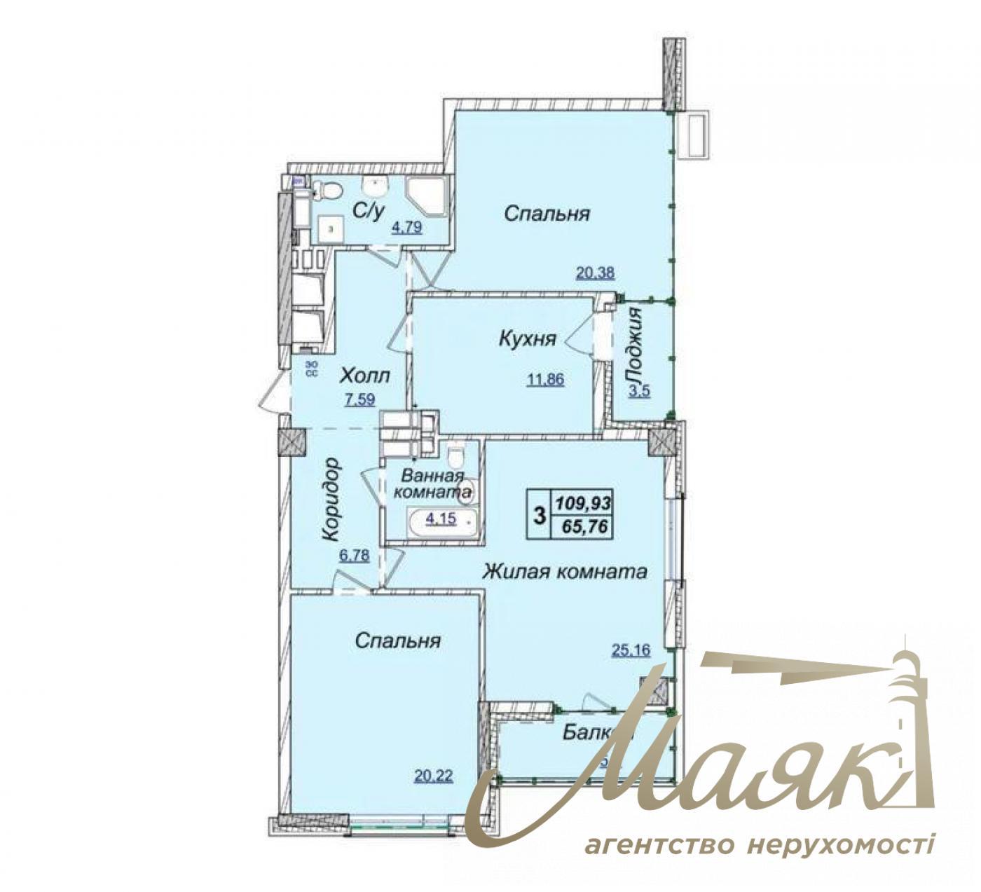 Продаж видової квартири (110м2) у ЖК Новопечерські Липки