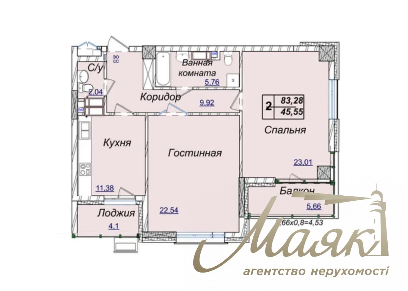 For sale 2-bedroom apartment LCD Novopecherskie Lipki, Verkhoglyada street (Dragomirov)