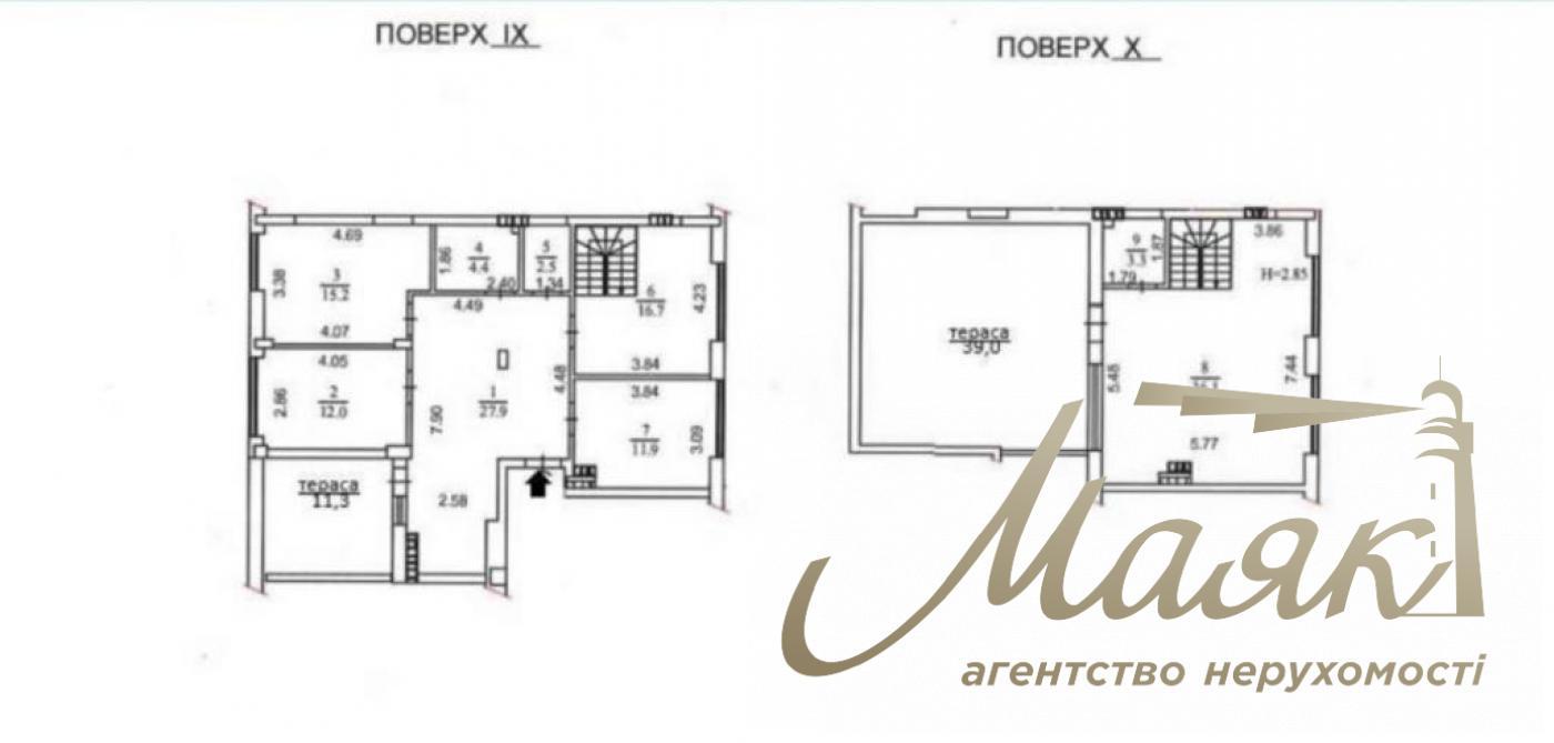 Sale of a two-level penthouse with a terrace in the Rybalsky residential complex, Naberezhno-Rybalskaya Street