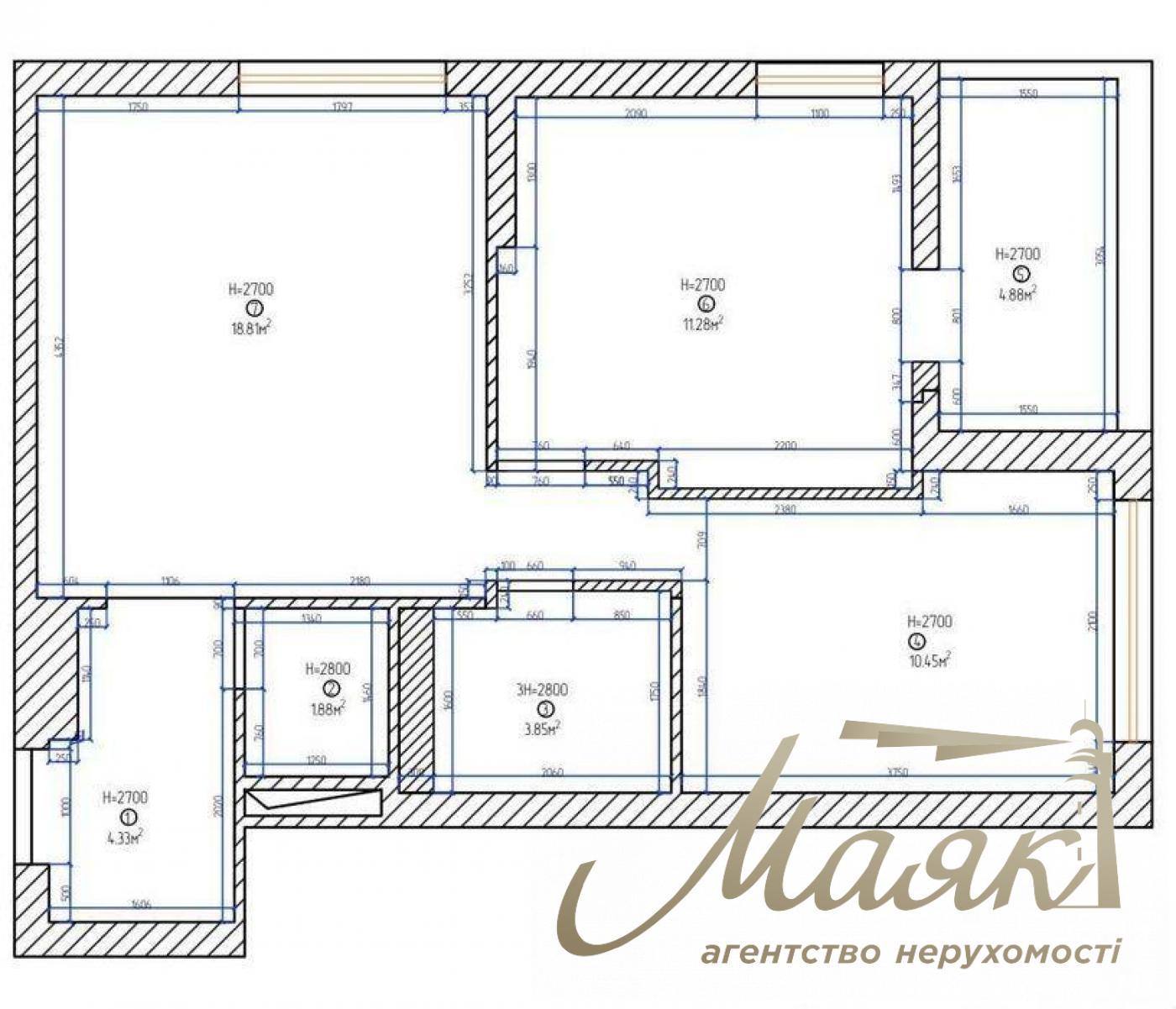 Продажа 3-комнатной квартиры ЖК Файна Таун, ул. Салютная