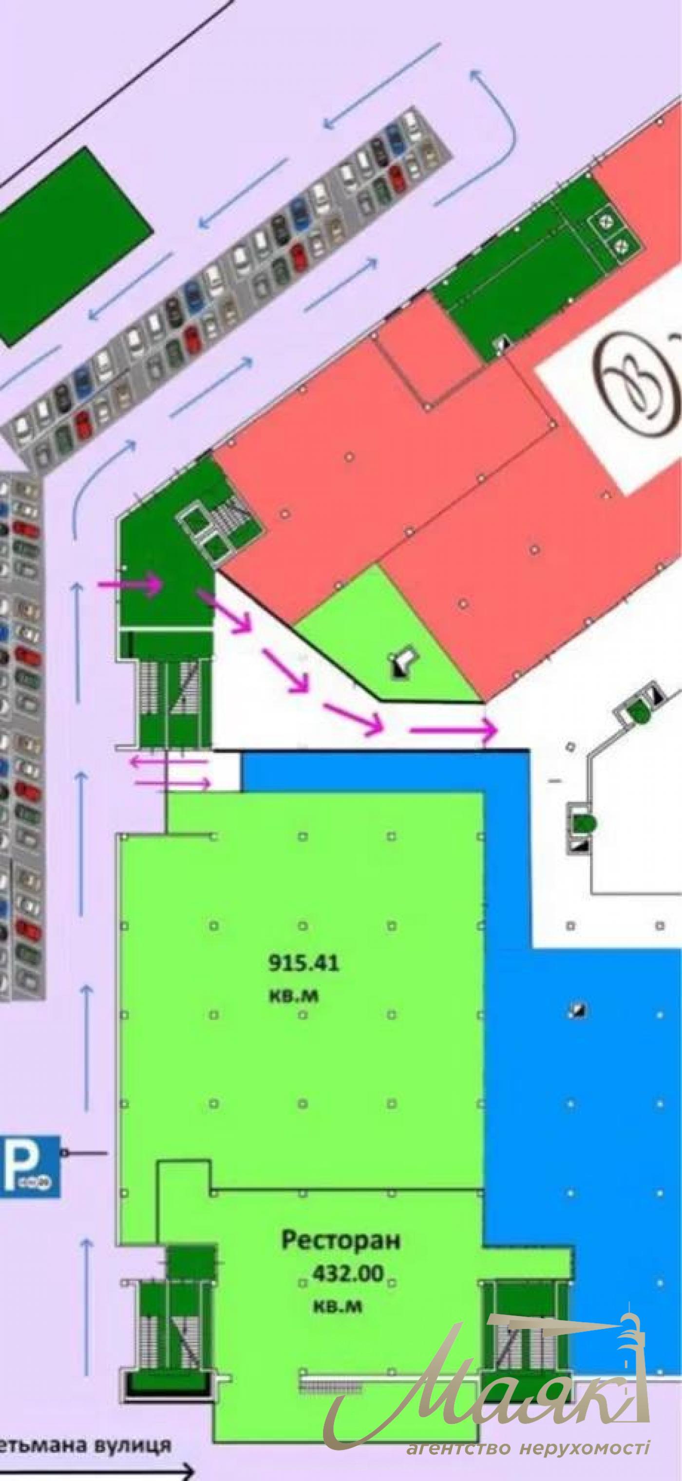 Оренда приміщення 900м2 по вул.Борщагівська, метро Шулявська.