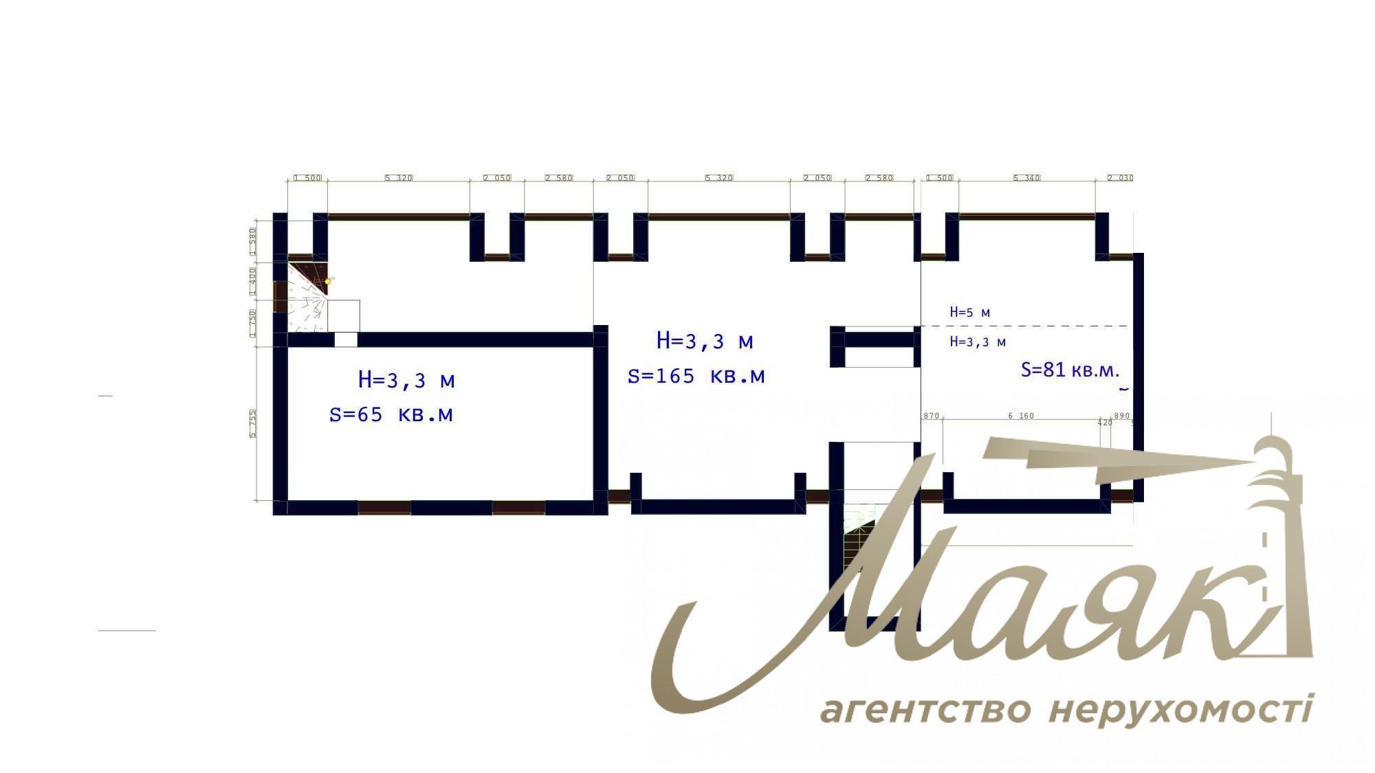 Commercial premises for rent 330 m² - Antonovicha street, 125-V (2nd floor)