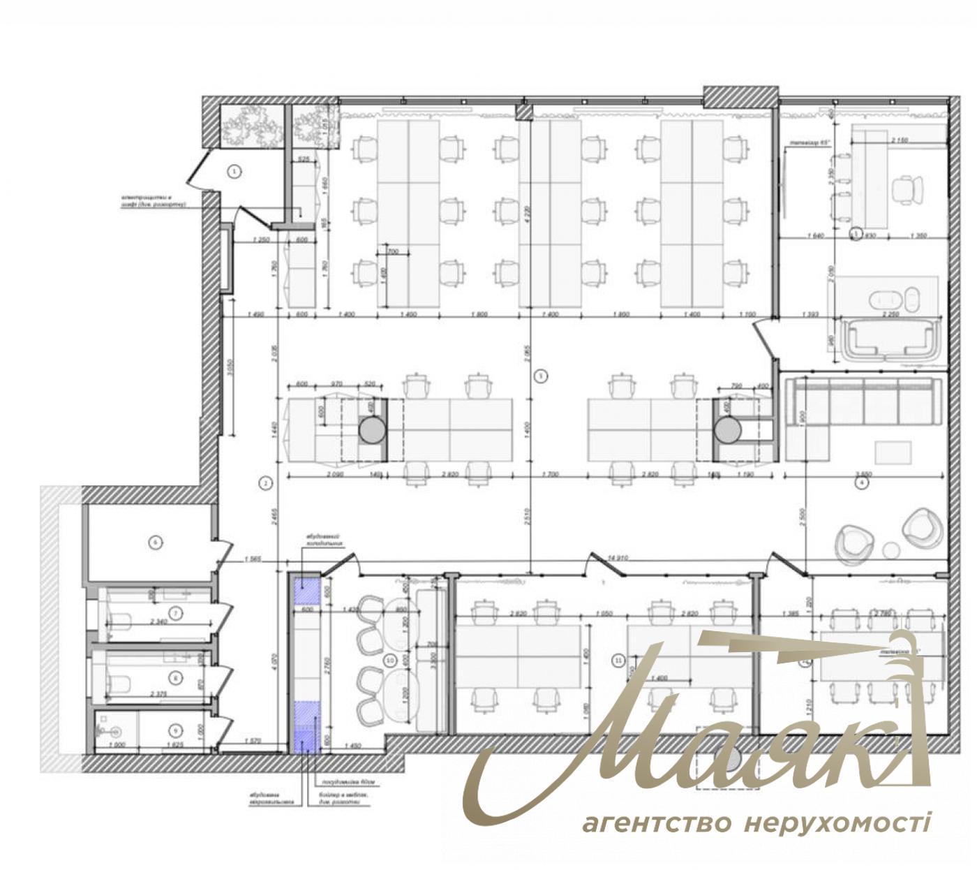 Оренда офісу ЖК Бульвар Фонтанів, вул. Іоанна Павла