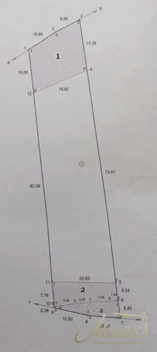 Продаж земельної ділянки площею 18,34 сотки під забудову, с. Ходосівка, Новообухівський напрямок, Київська область, вул. Миколи Островського