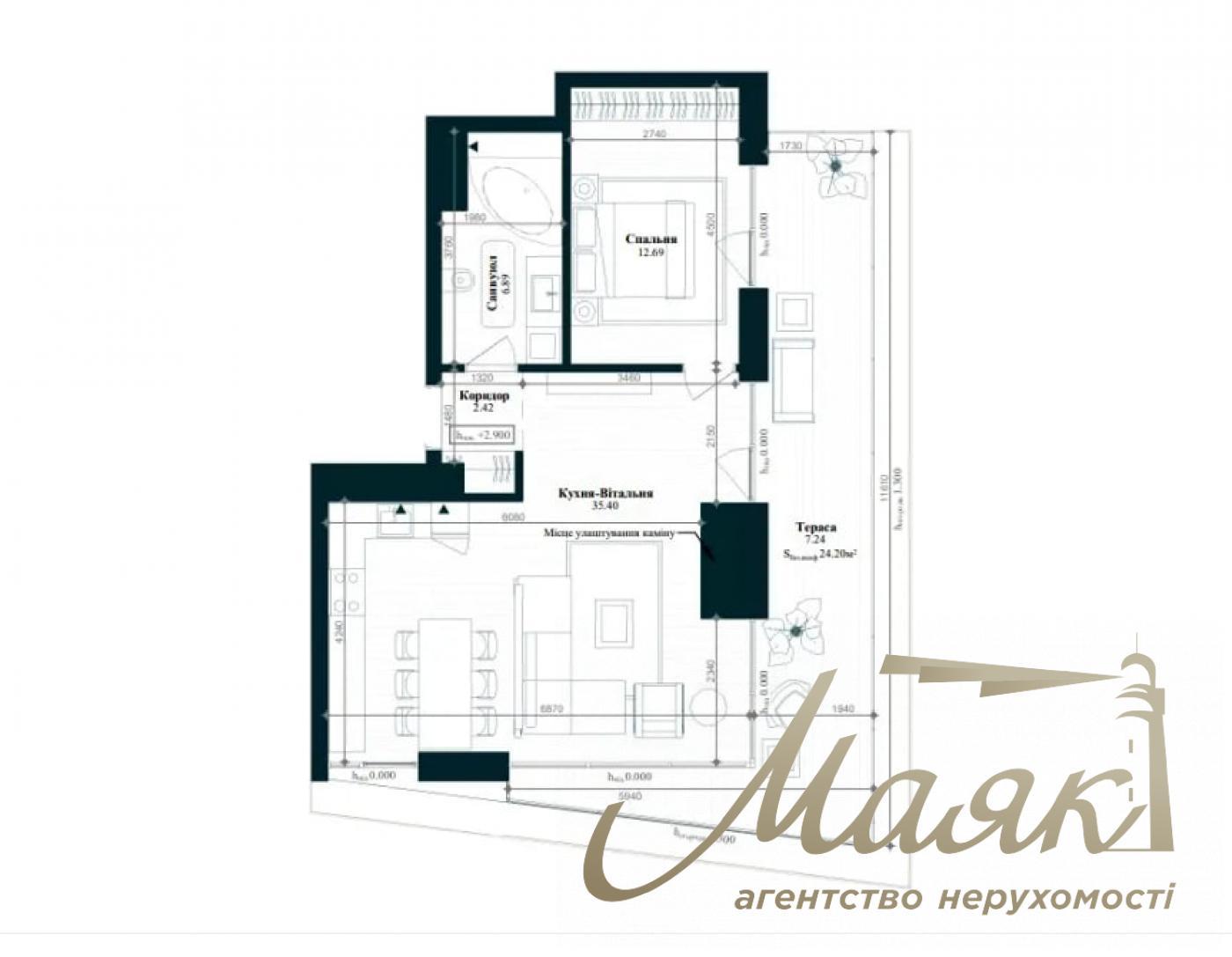 Продаж 2-к квартири в ЖК Park Lake City, с. Підгірці, Обухівський р-н