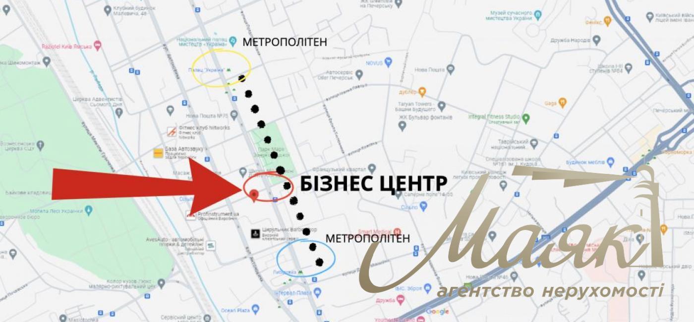 Rent office, building st. Kovpaka 29, Pechersk, Kyiv