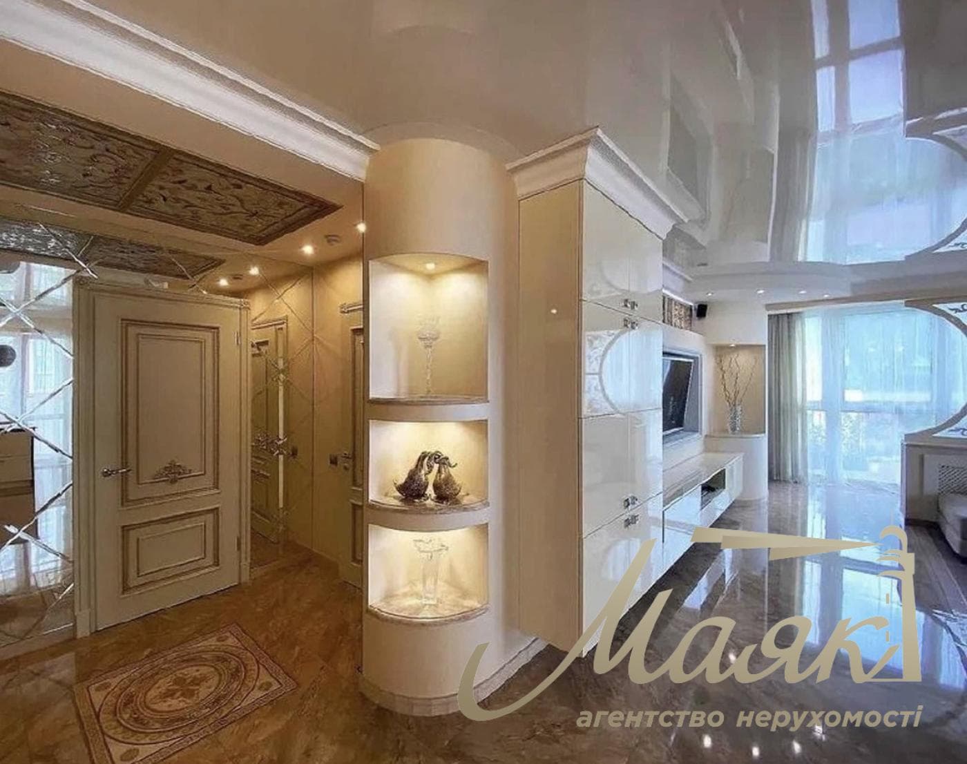 Two-room apartment for sale in the Park Avenue residential complex, 62 Goloseevsky Ave.